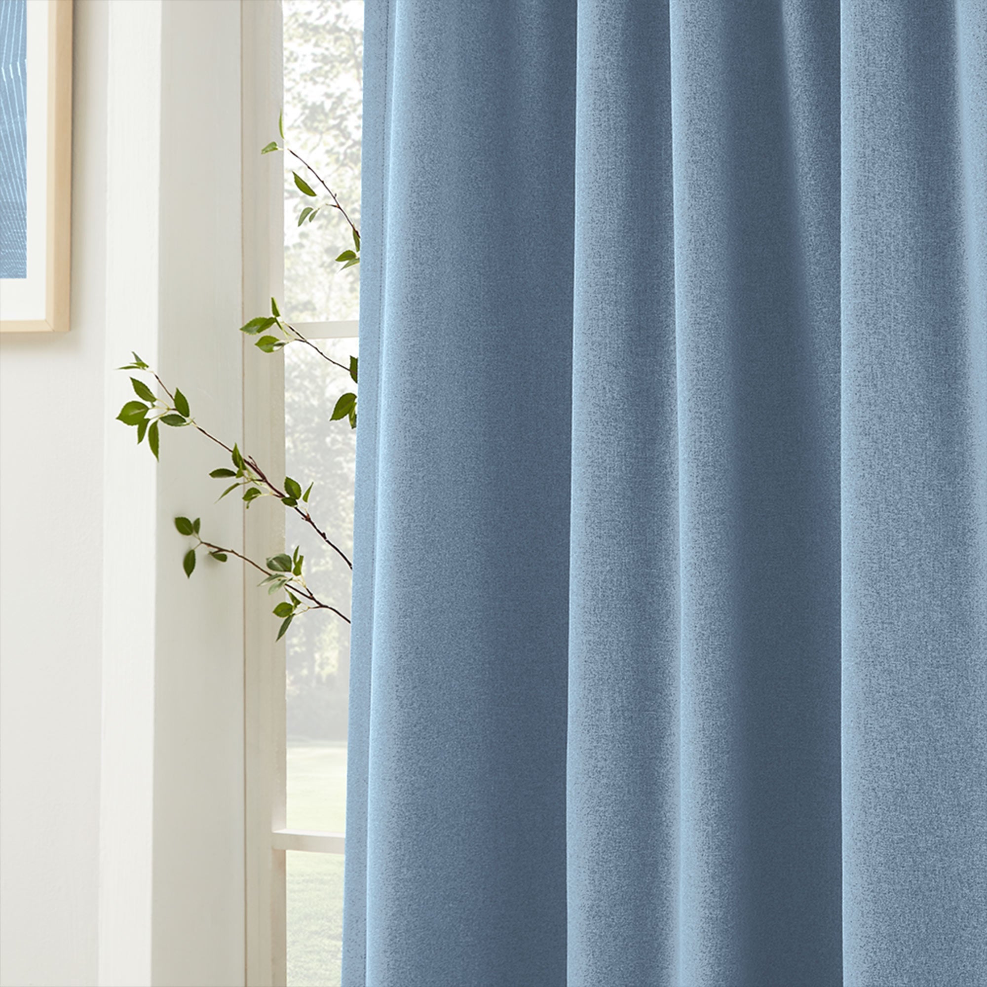 Linen Look 100% Blackout Curtains