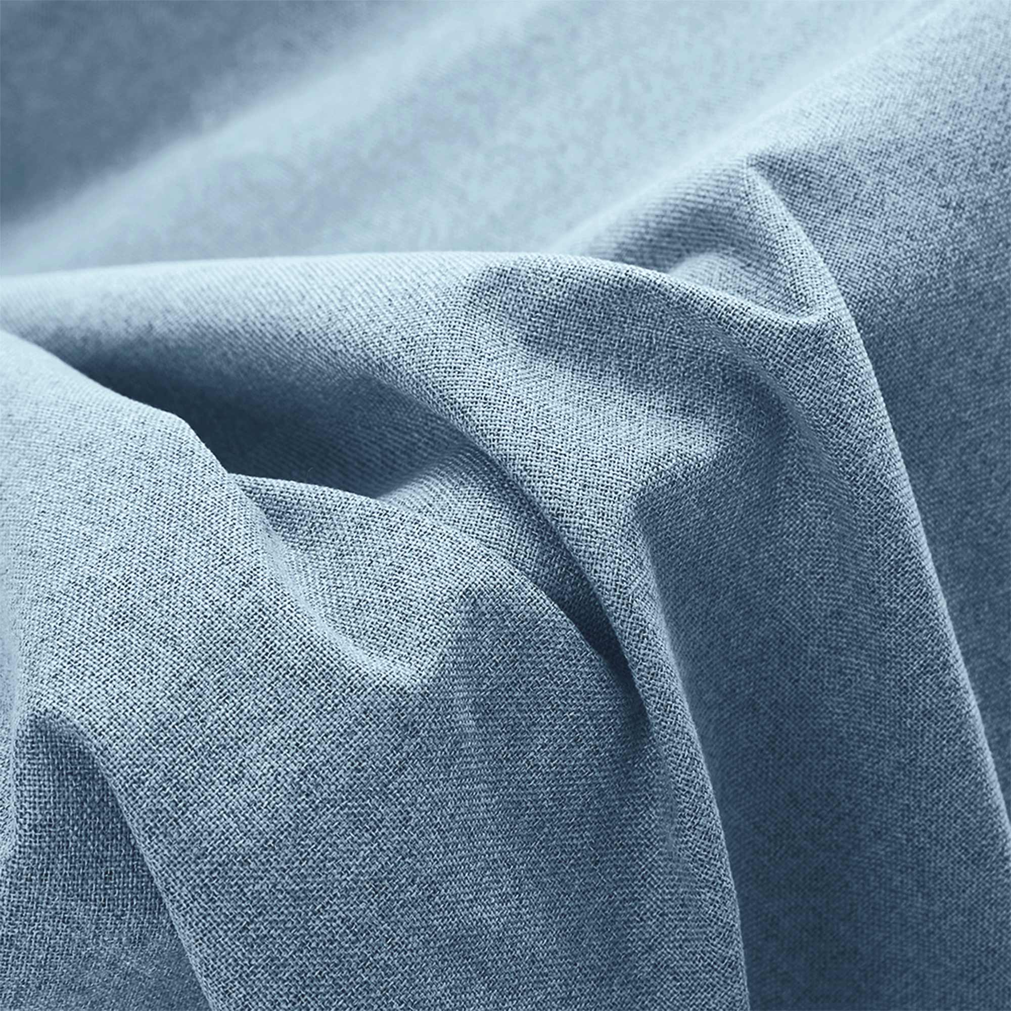 Linen Look 100% Blackout Curtains