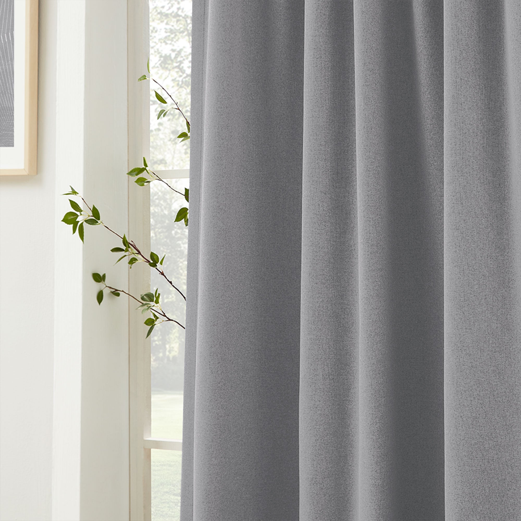 Linen Look 100% Blackout Curtains