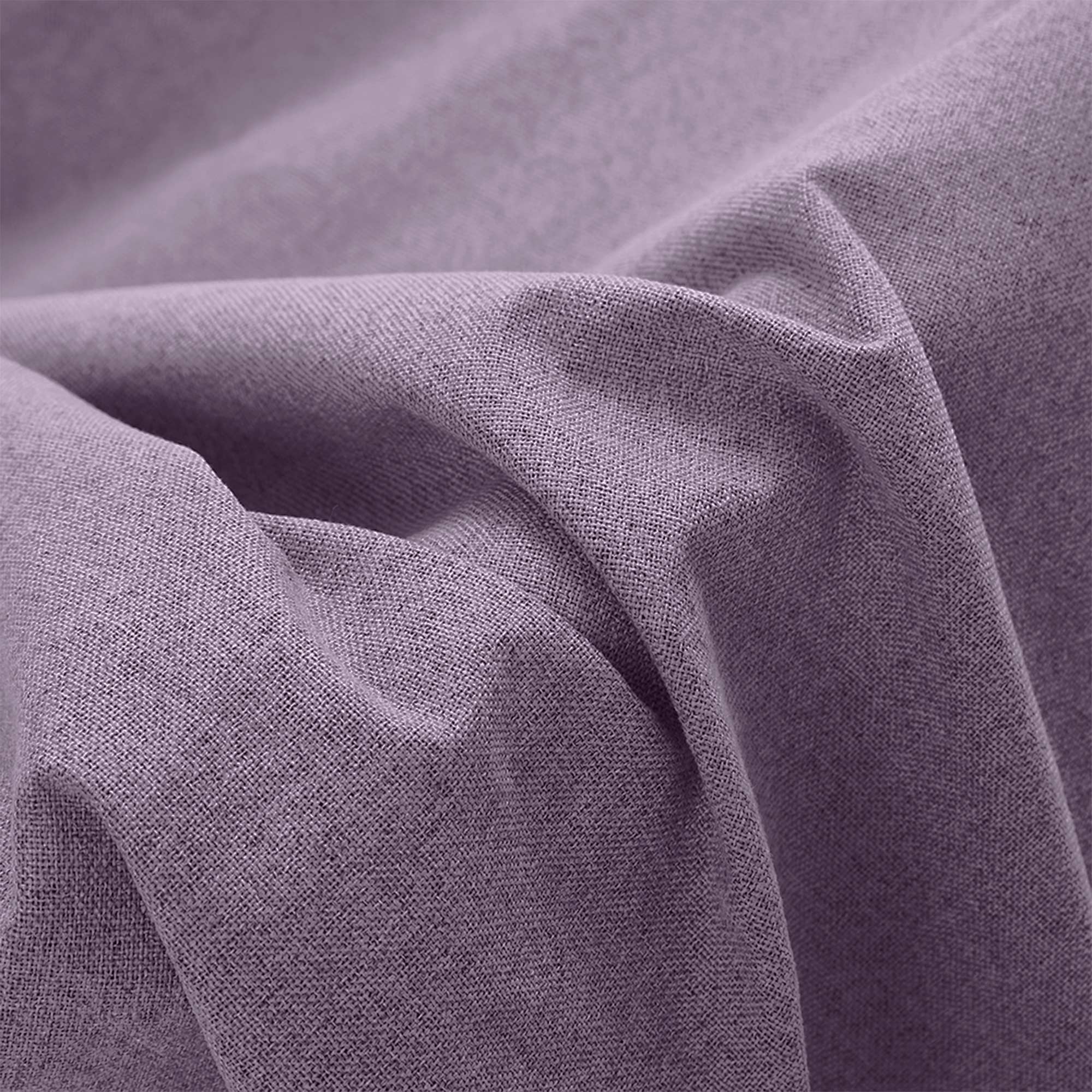 Linen Look 100% Blackout Curtains