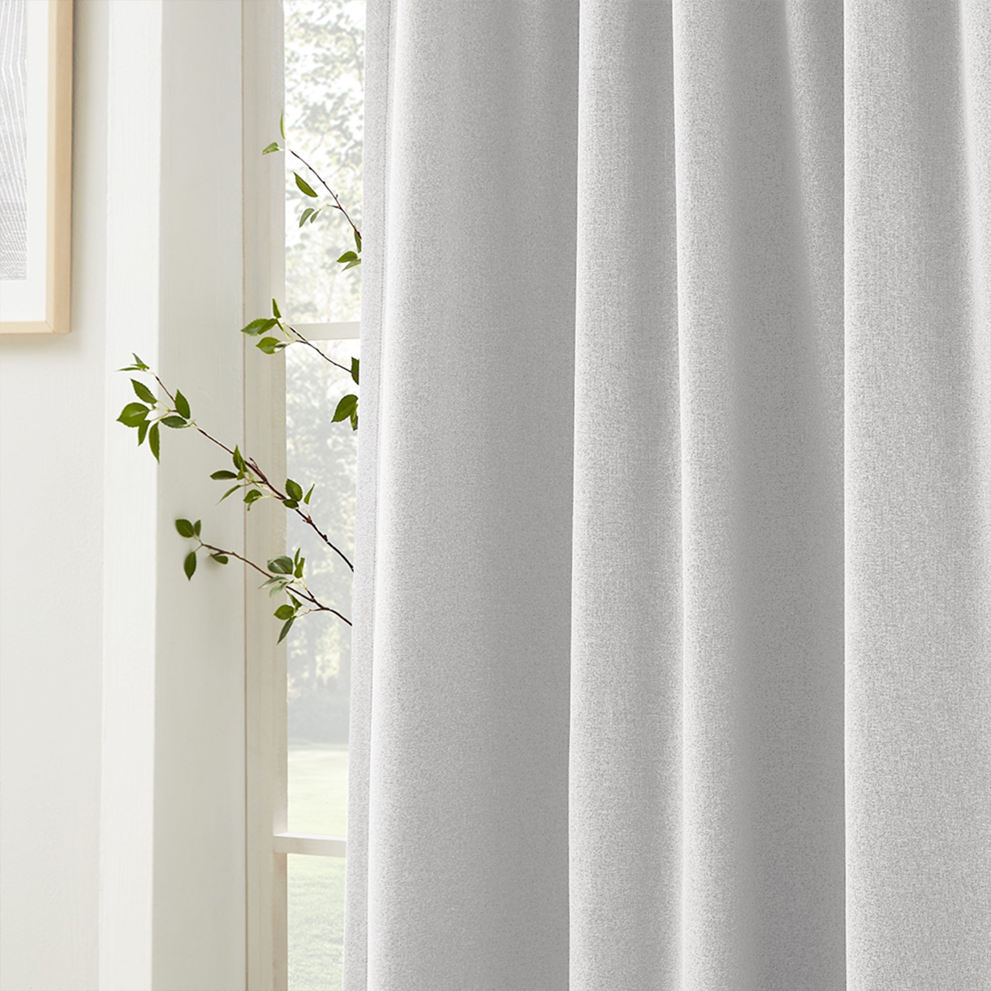 Linen Look 100% Blackout Curtains