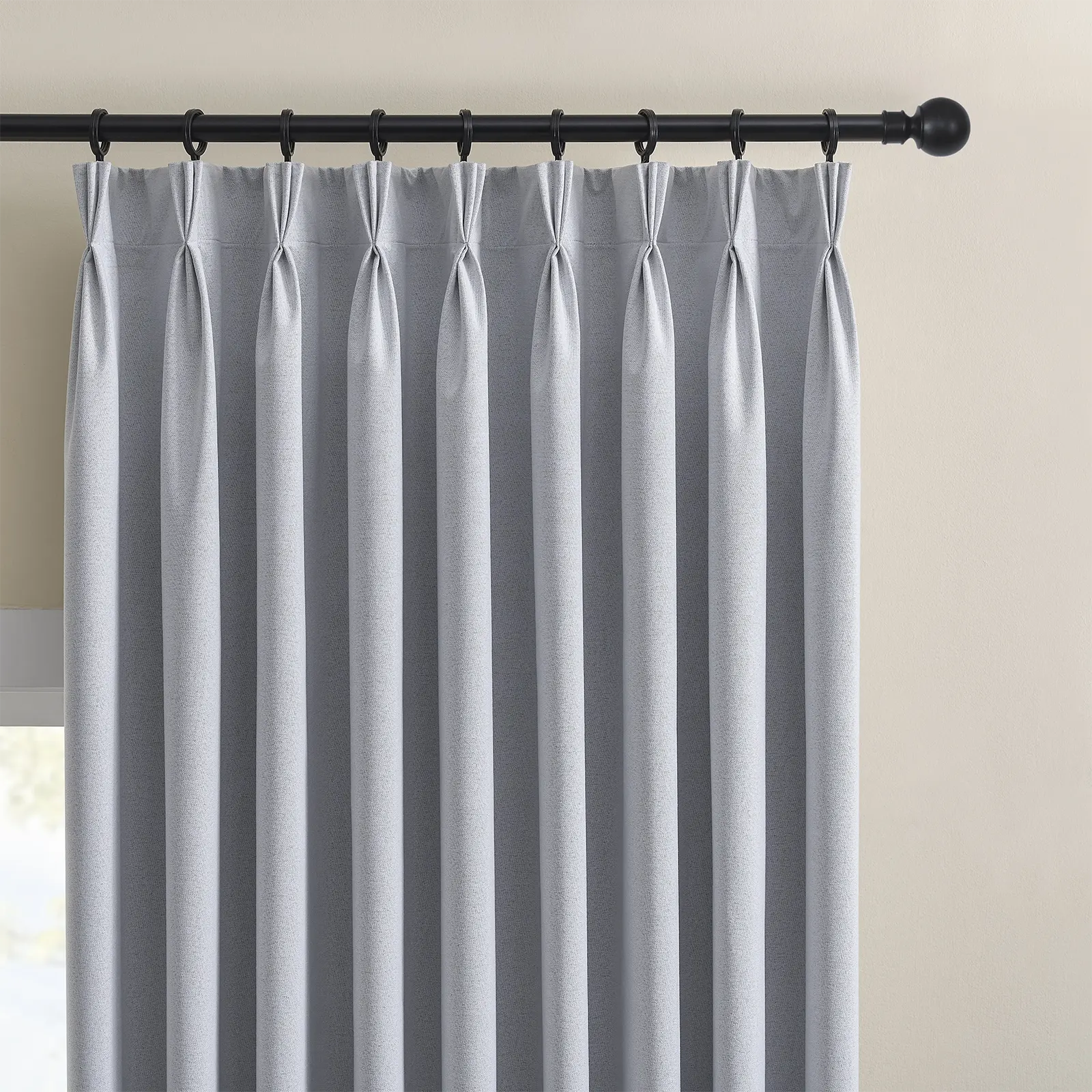 Custom Blackout Linen Curtain for an Elegant Linen Drapery with a Refined Look