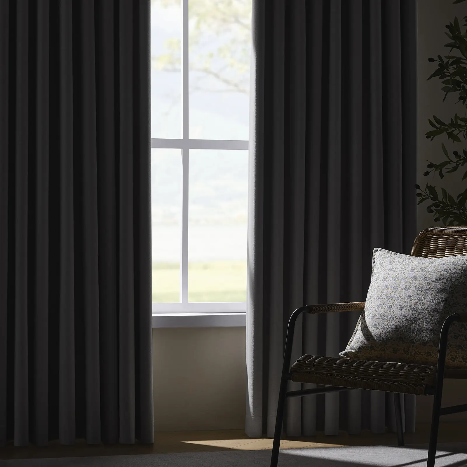 Custom Blackout Linen Curtain for an Elegant Linen Drapery with a Refined Look