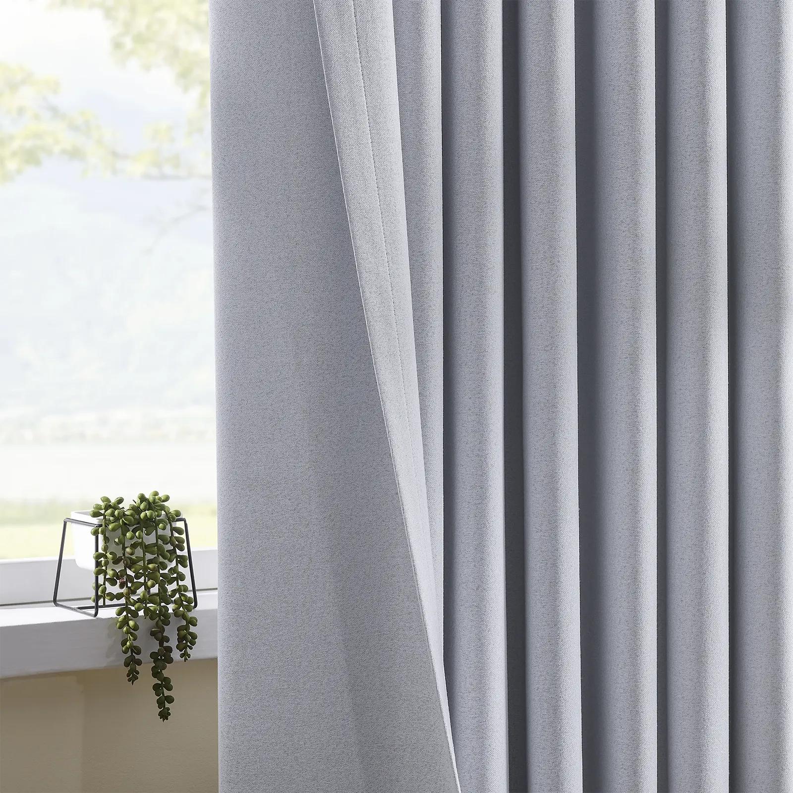 Custom Blackout Linen Curtain for an Elegant Linen Drapery with a Refined Look