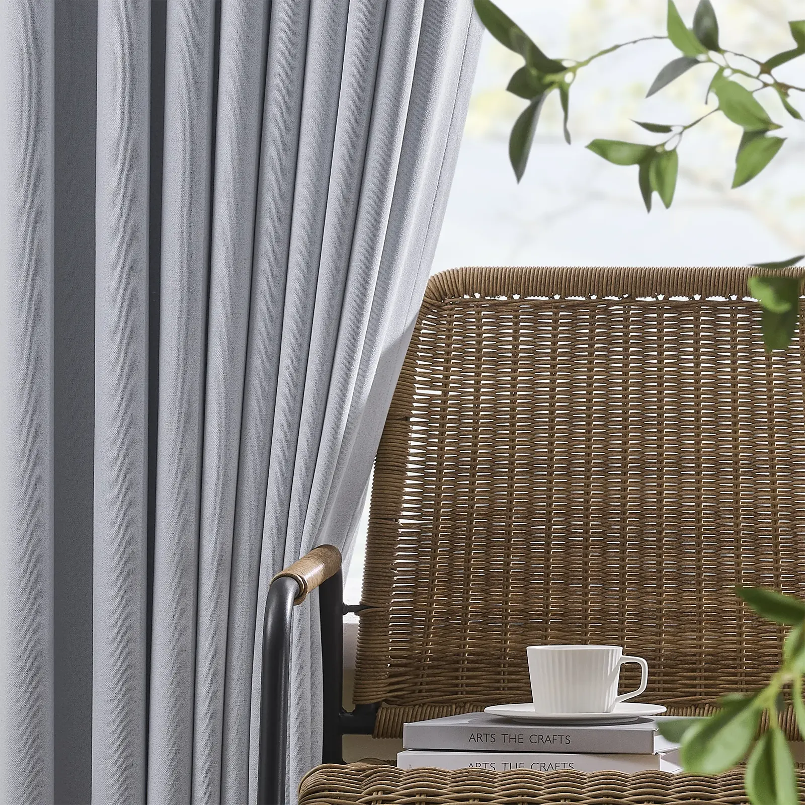 Custom Blackout Linen Curtain for an Elegant Linen Drapery with a Refined Look
