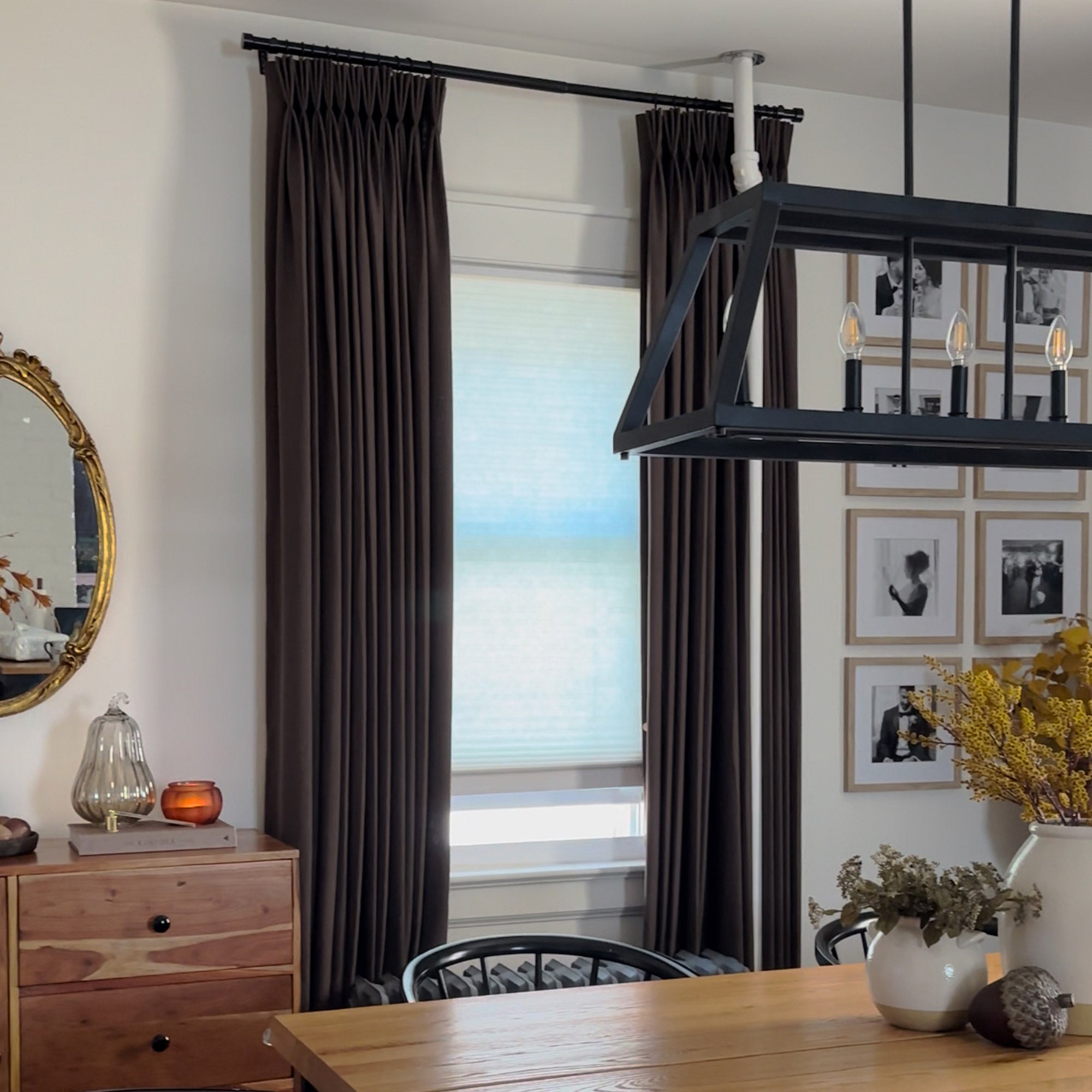 Custom Linen Blend Blockout Curtains