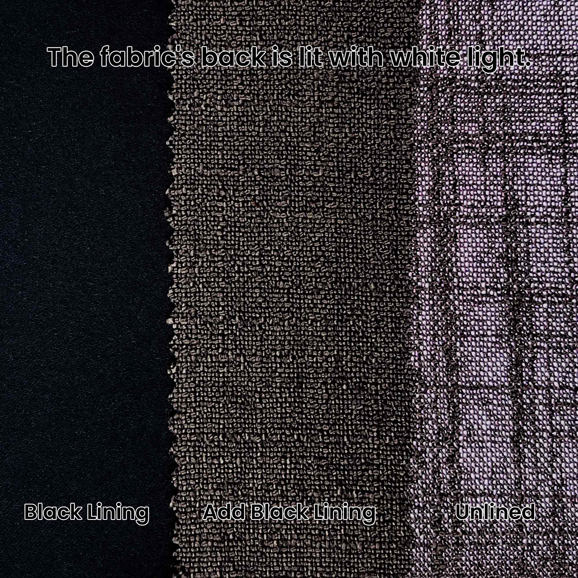 Custom Linen Blend Blockout Curtains