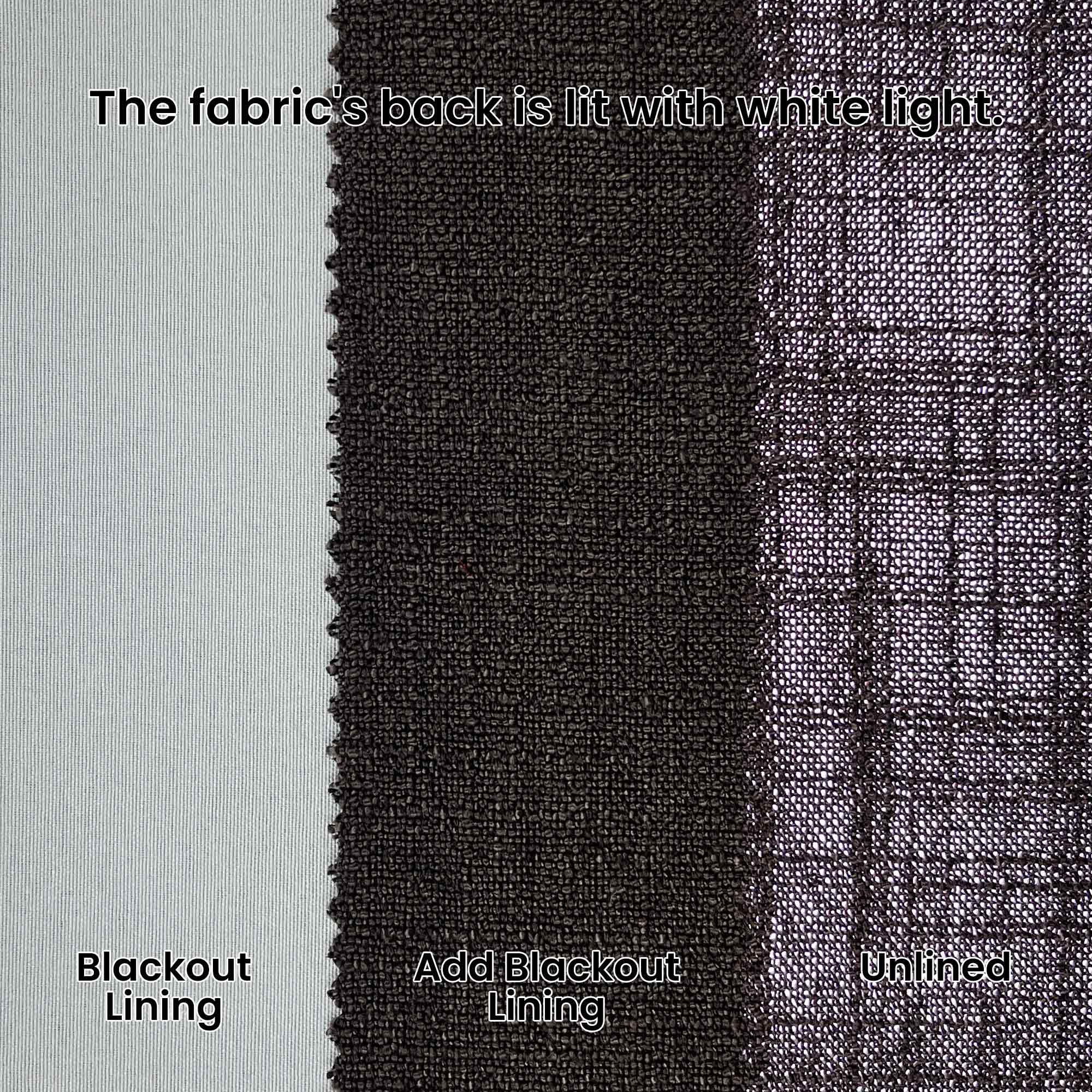 Custom Linen Blend Blockout Curtains
