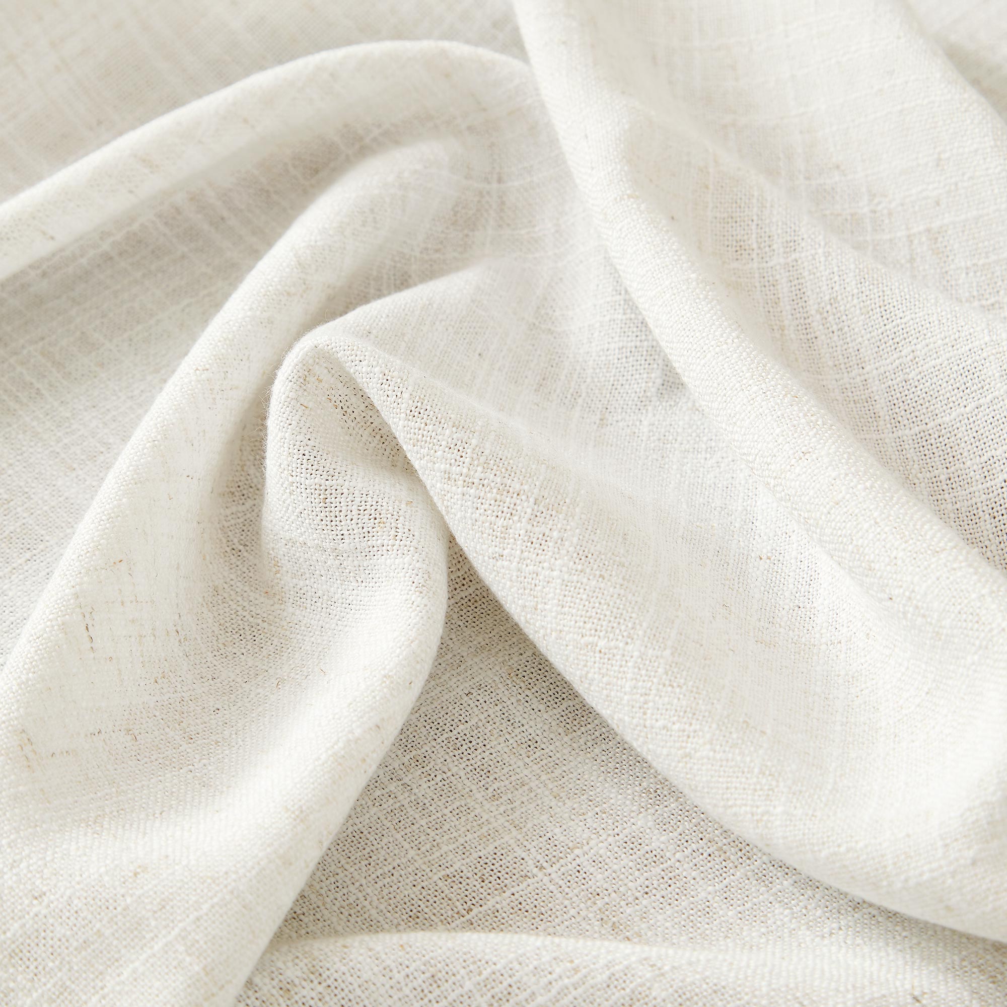 Custom Linen Blend Blockout Curtains