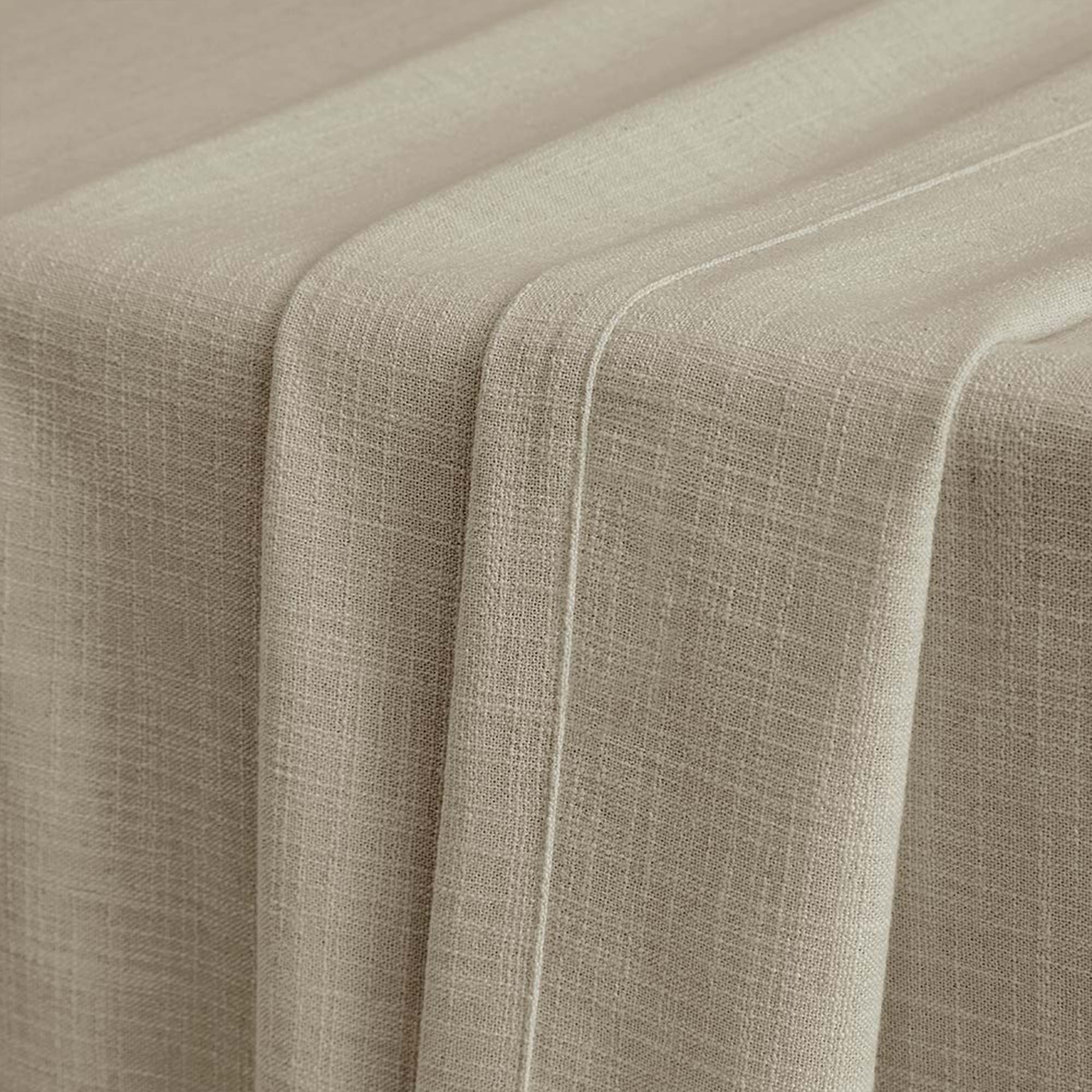 Custom Linen Blend Blockout Curtains