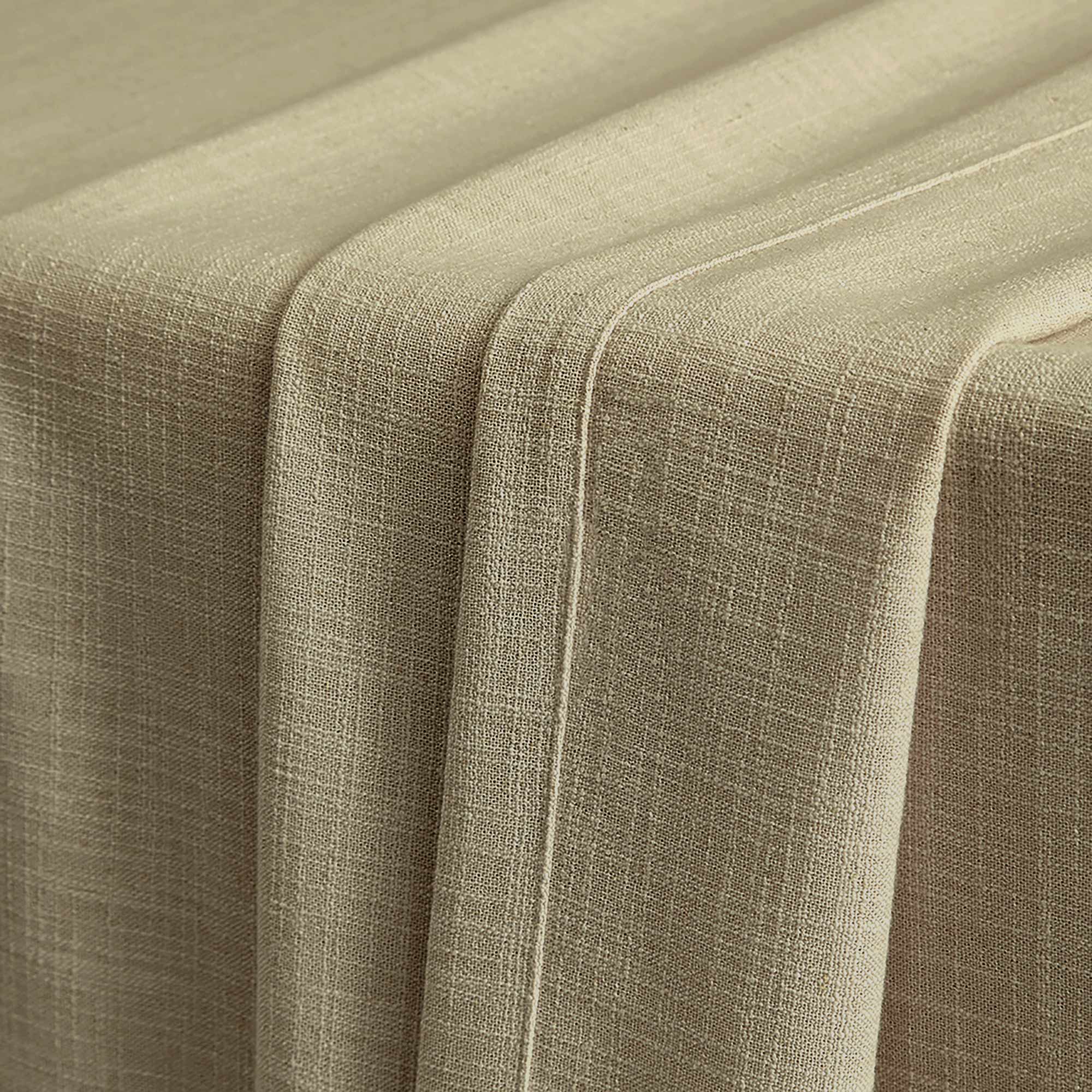 Custom Linen Blend Blockout Curtains