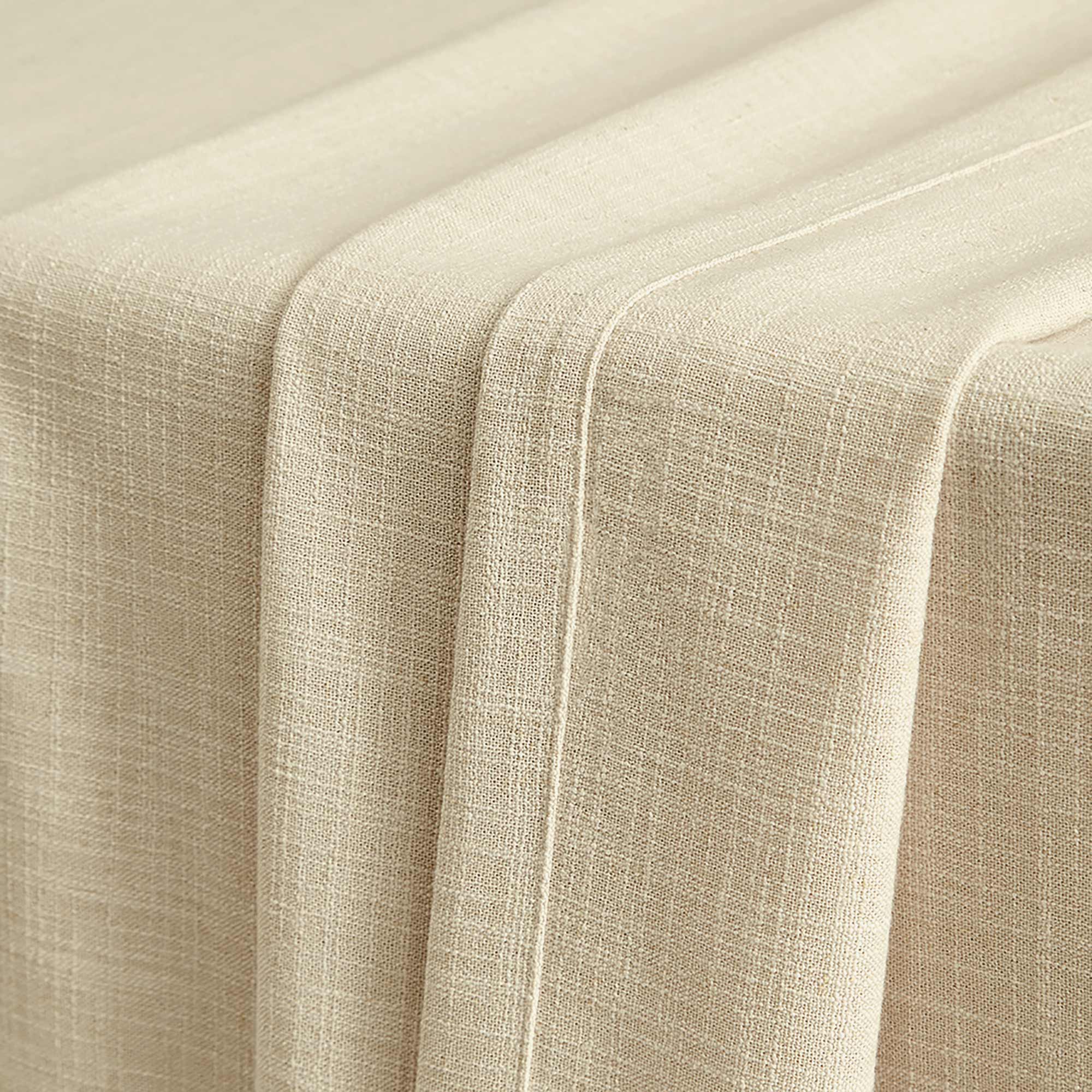 Custom Linen Blend Blockout Curtains