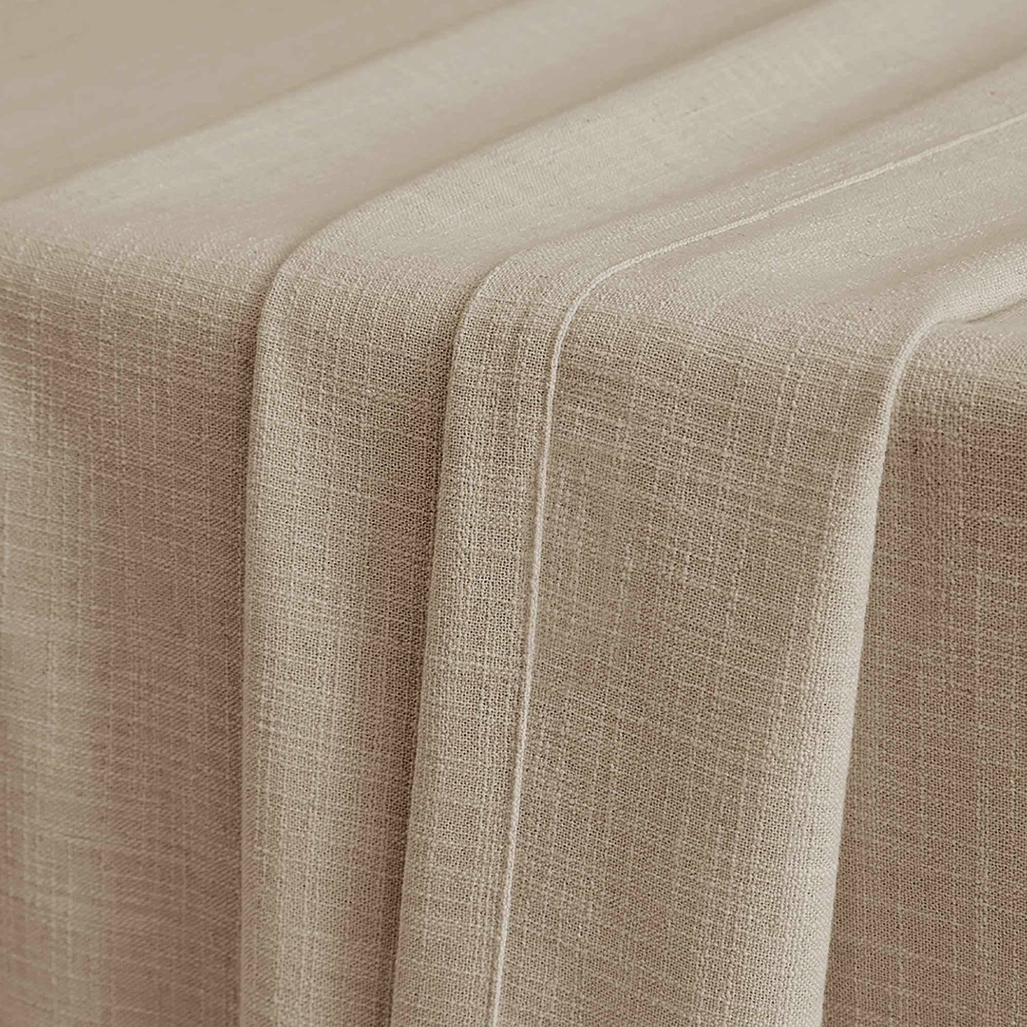 Custom Linen Blend Blockout Curtains