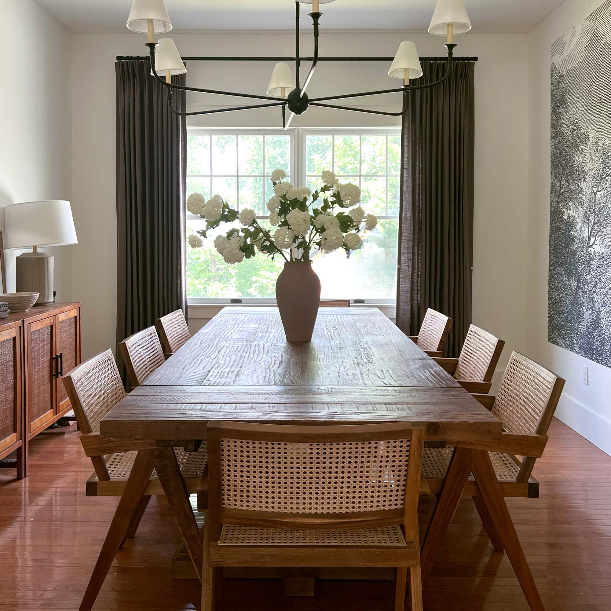 Custom Linen Blend Blockout Curtains