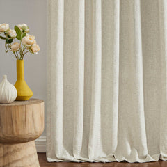Custom Bohemian Semi-Sheer Curtains | Boho Texture & Nature-Inspired