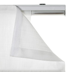 Custom Linen Roman Shade
