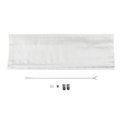 Custom Linen Roman Shade