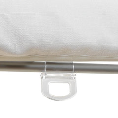 Custom Linen Roman Shade