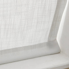 Custom Linen Roman Shade