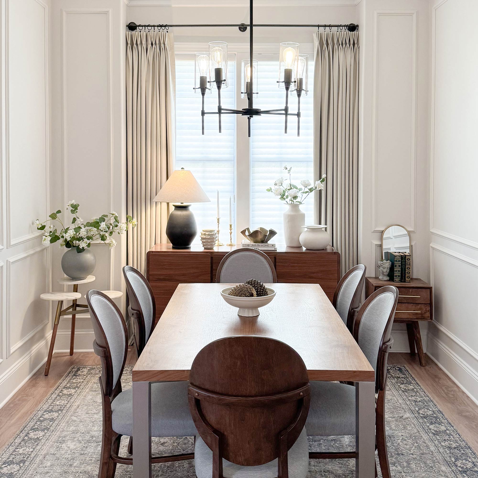 Martin Delicate Linen Cross-texture Blackout Curtains
