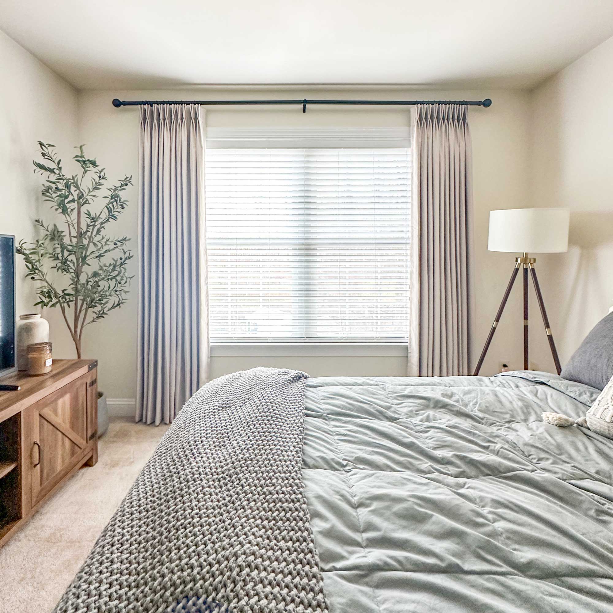Martin Delicate Linen Cross-texture Blackout Curtains
