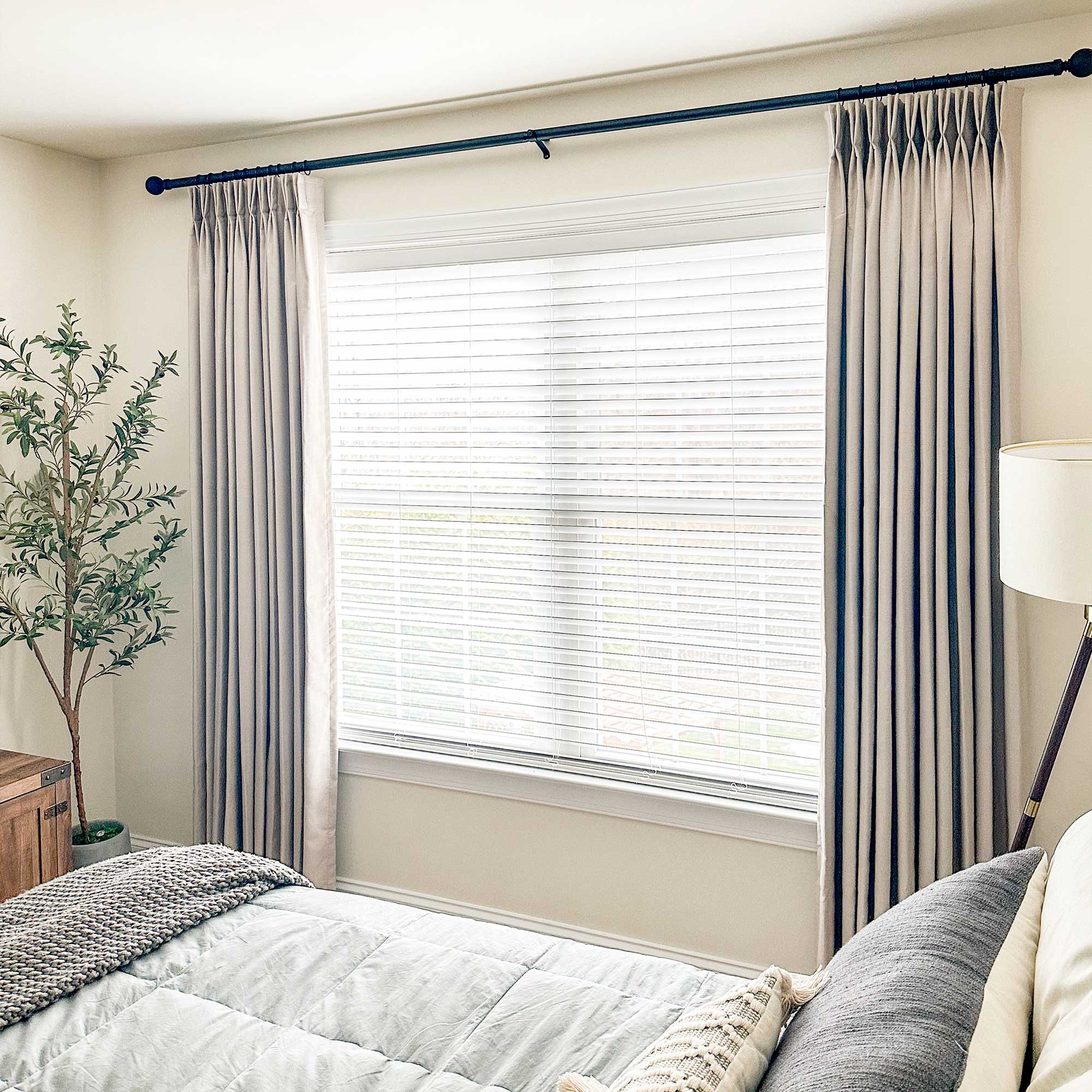 Martin Delicate Linen Cross-texture Blackout Curtains
