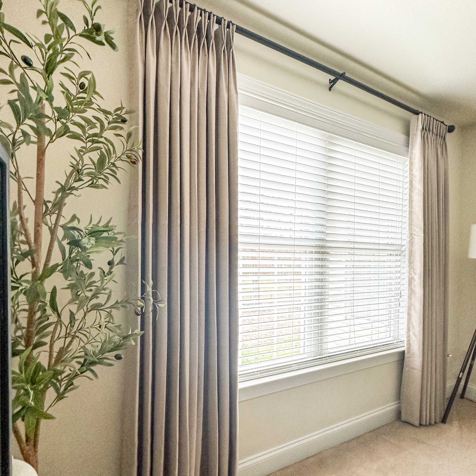 Martin Delicate Linen Cross-texture Blackout Curtains
