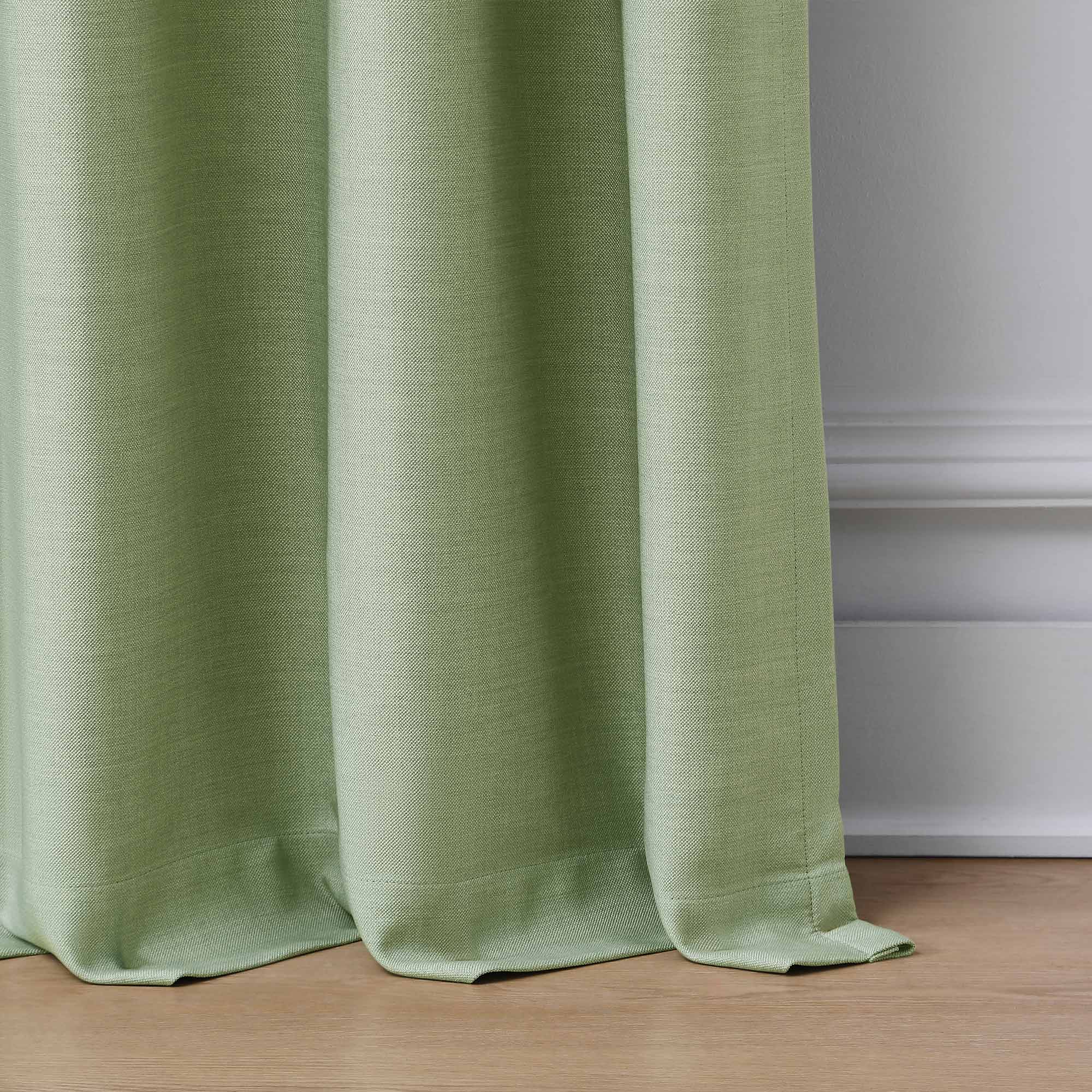 Martin Delicate Linen Cross-texture Blackout Curtains