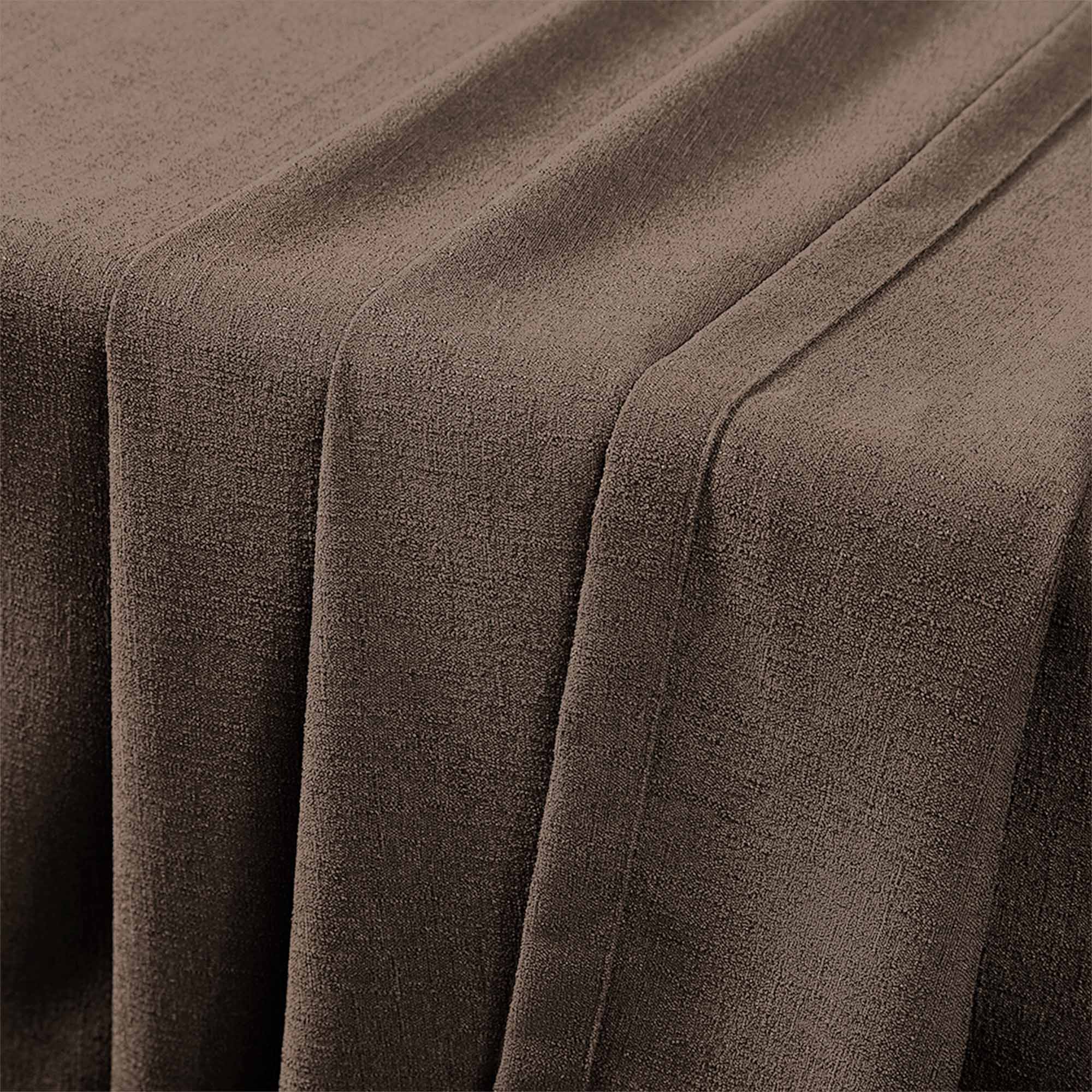 Custom Linen Texture Blackout Curtains