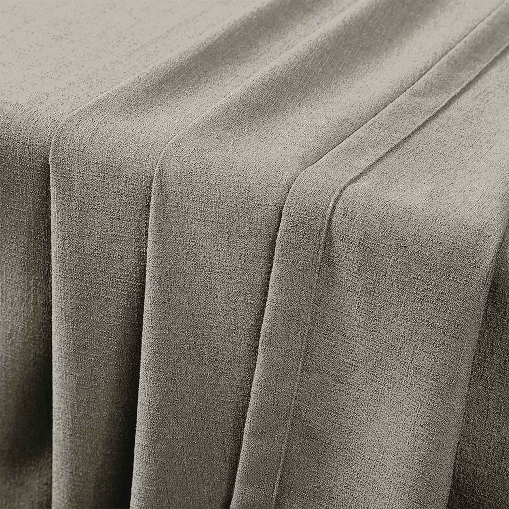 Custom Linen Texture Blackout Curtains