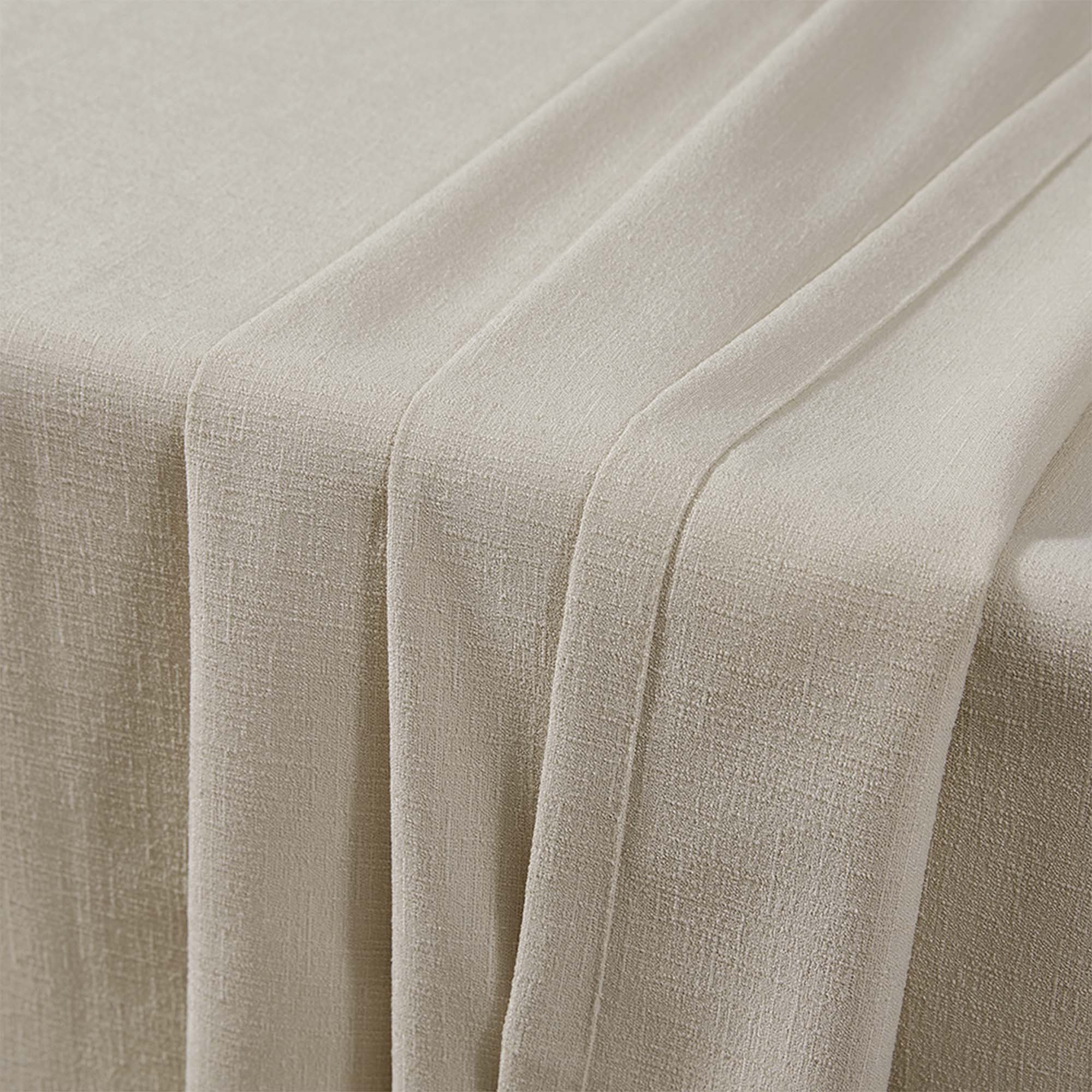 Custom Linen Texture Blackout Curtains