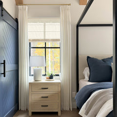 Custom Linen Texture Blackout Curtains