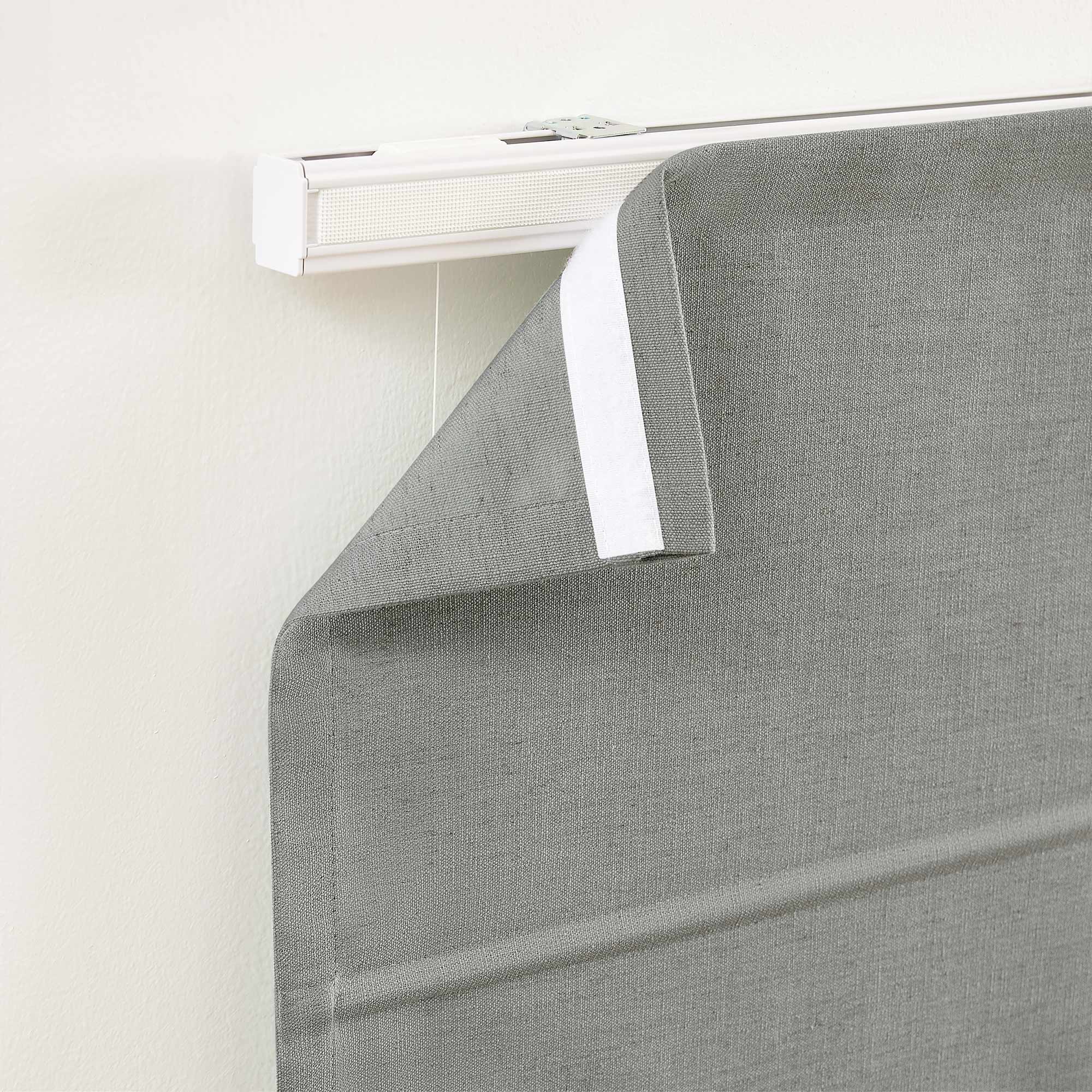 Custom Cordless Linen Roman Shades