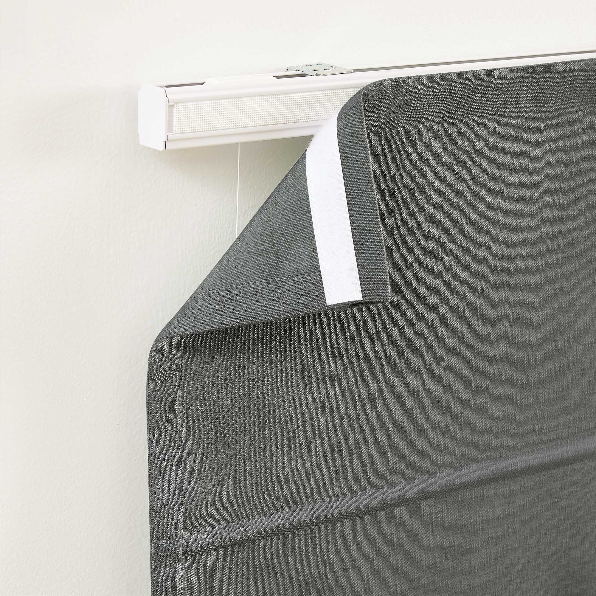 Custom Cordless Linen Roman Shades