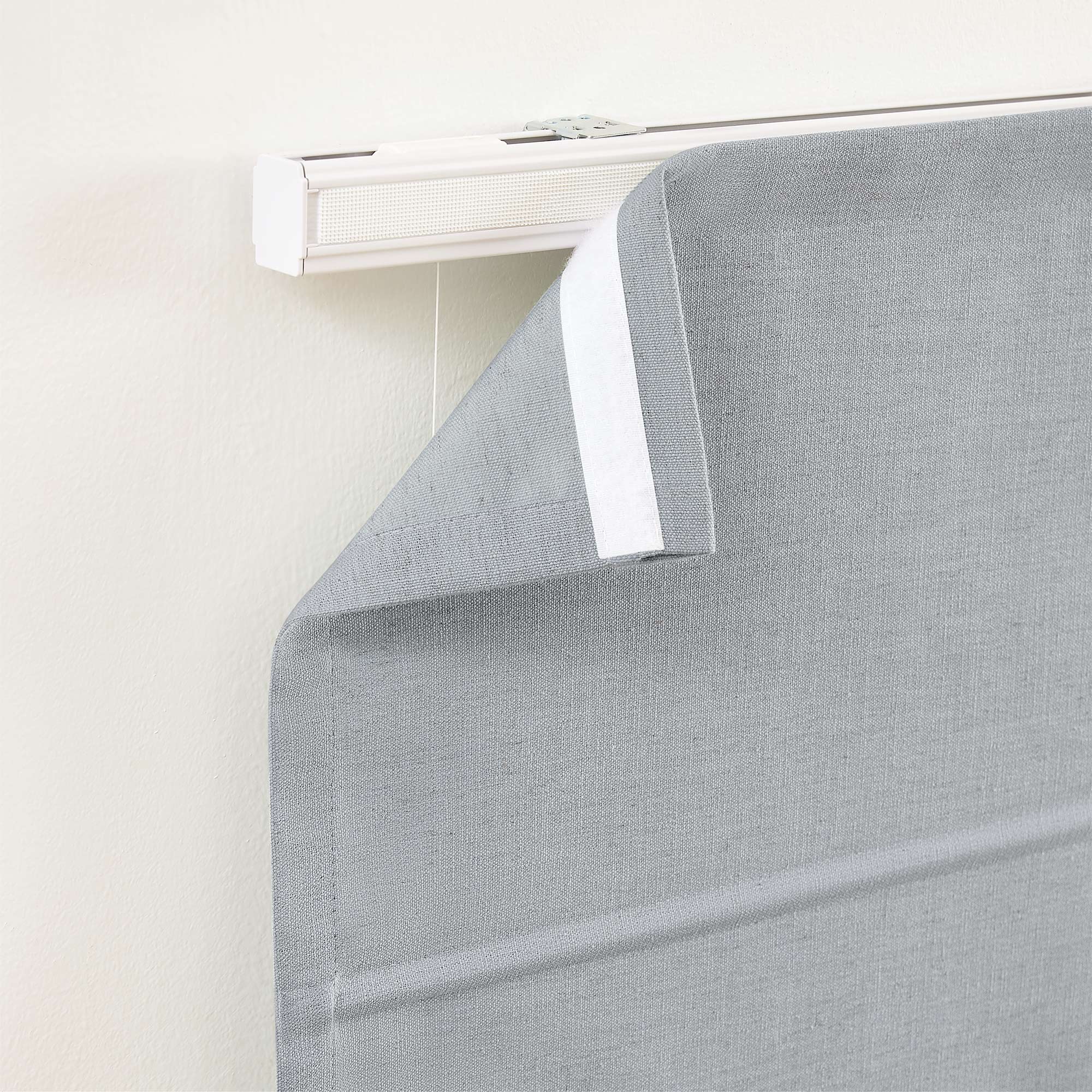 Custom Cordless Linen Roman Shades