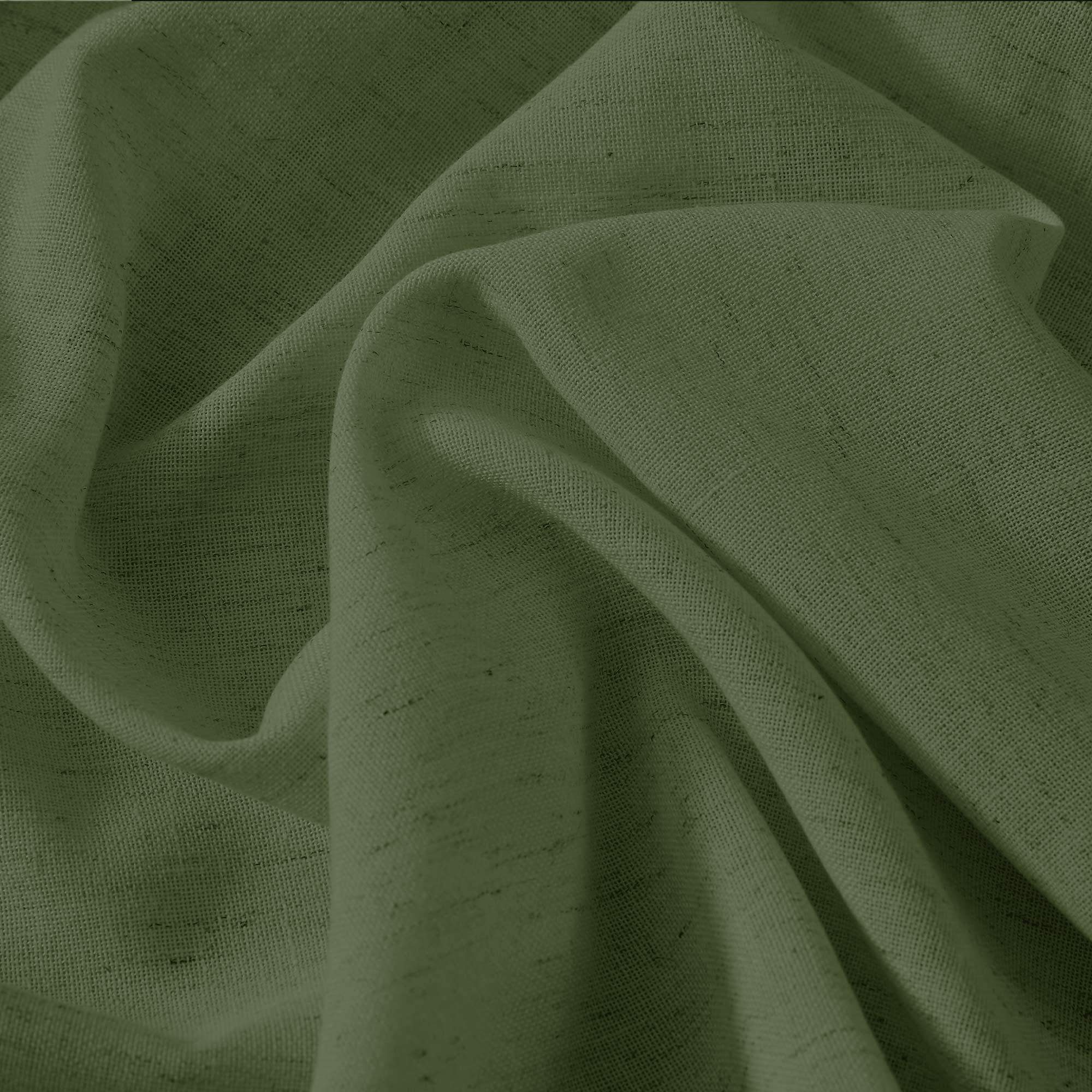 Cotton Linen Semi Sheer Blackout Curtains