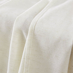 Cotton Linen Semi Sheer Blackout Curtains