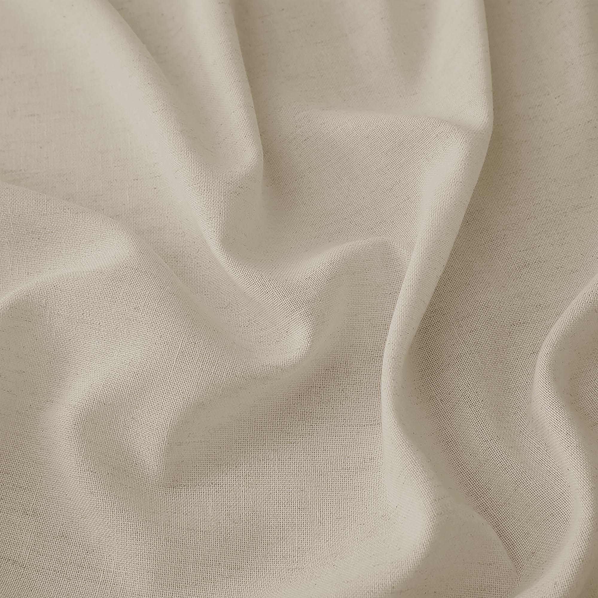 Cotton Linen Semi-Sheer Door Curtains | Light & Privacy