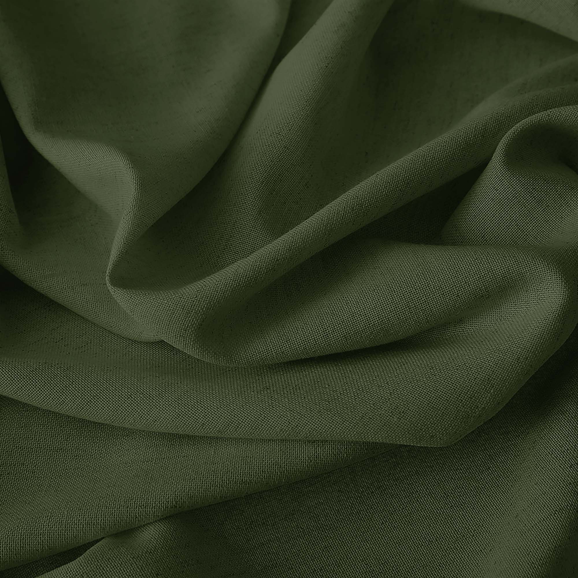 Cotton Linen Semi-Sheer Door Curtains | Light & Privacy
