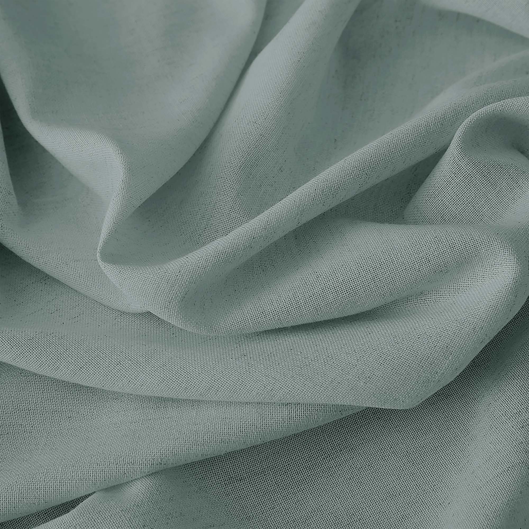 Cotton Linen Semi-Sheer Door Curtains | Light & Privacy