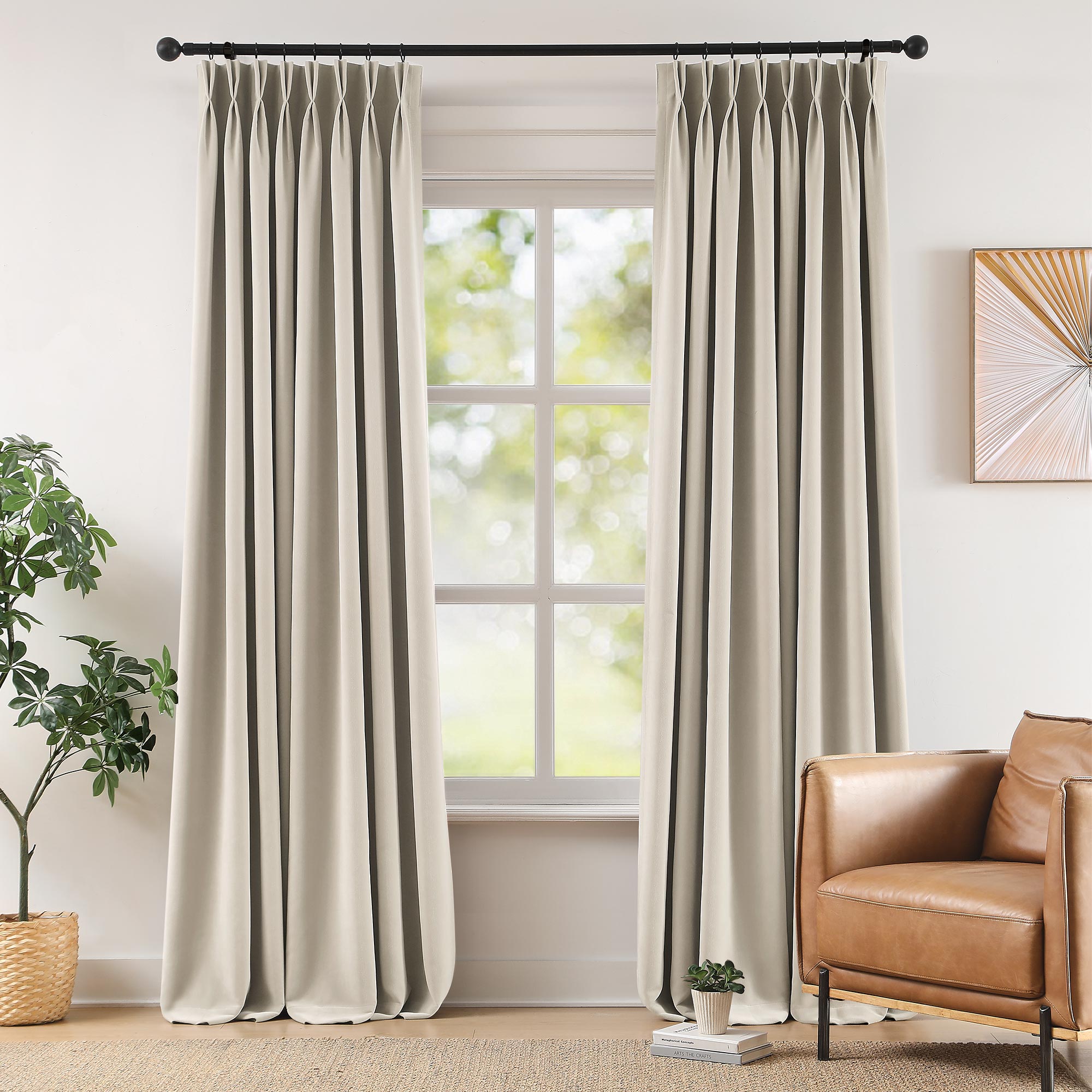 Custom Verona Velvety Texture Blackout Curtains