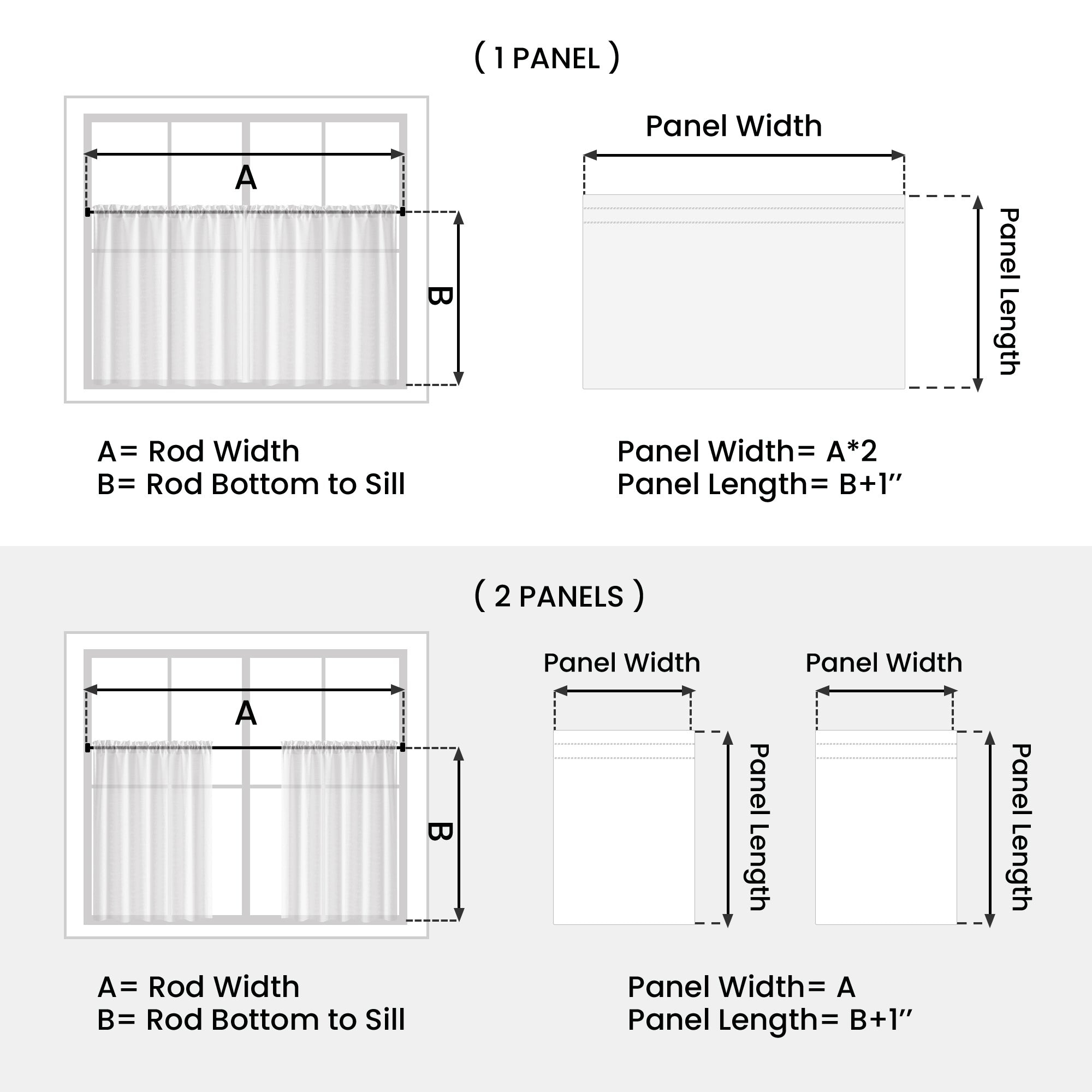 Cotton Linen Semi Sheer Blackout Curtains