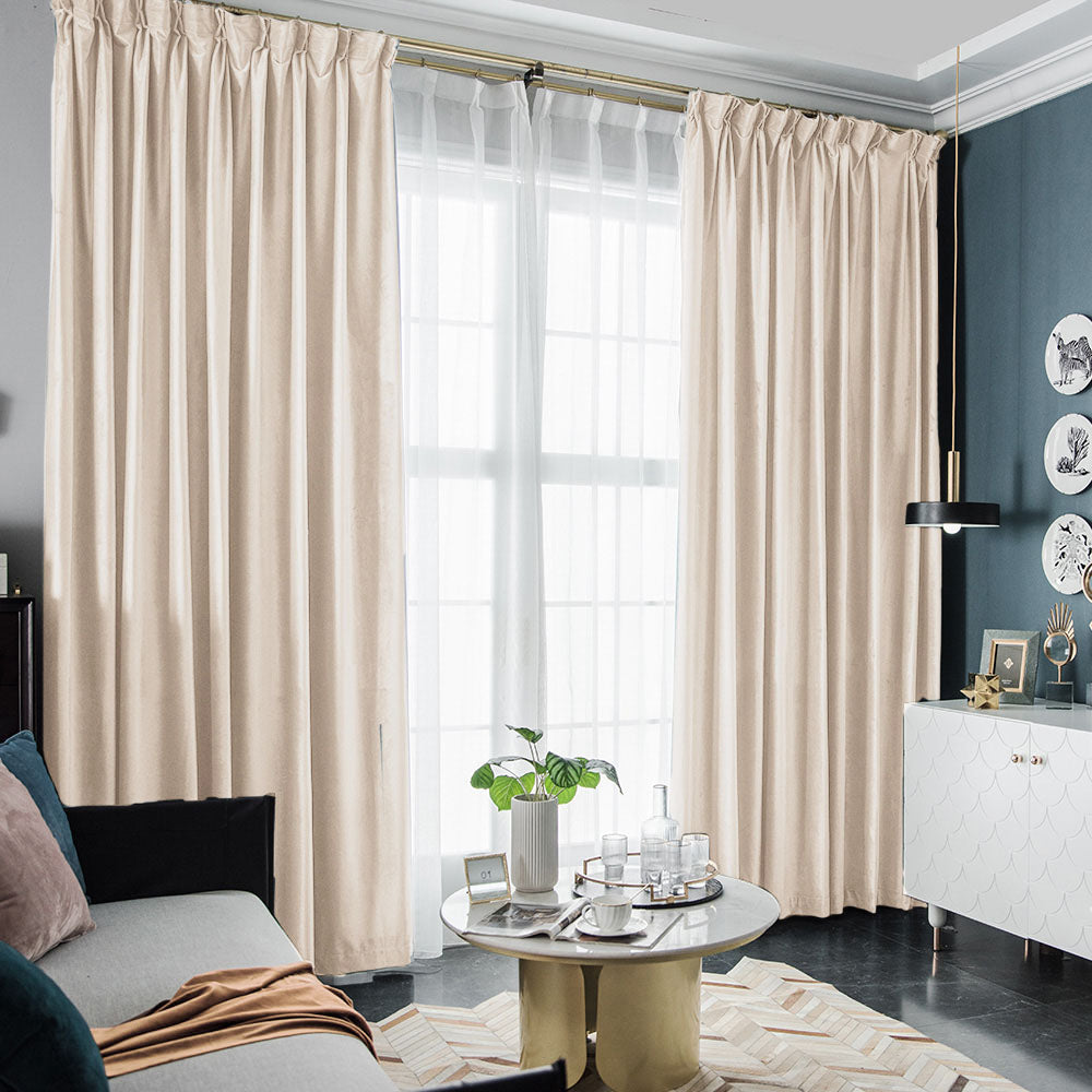 Custom Modern Velvet Curtains – Luxe Light Blocking & Elegant Home Décor