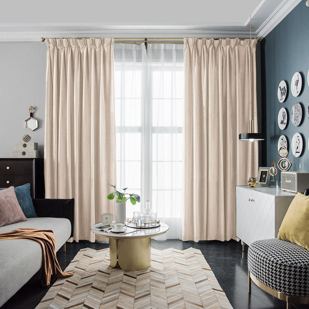 Custom Modern Velvet Curtains – Luxe Light Blocking & Elegant Home Décor