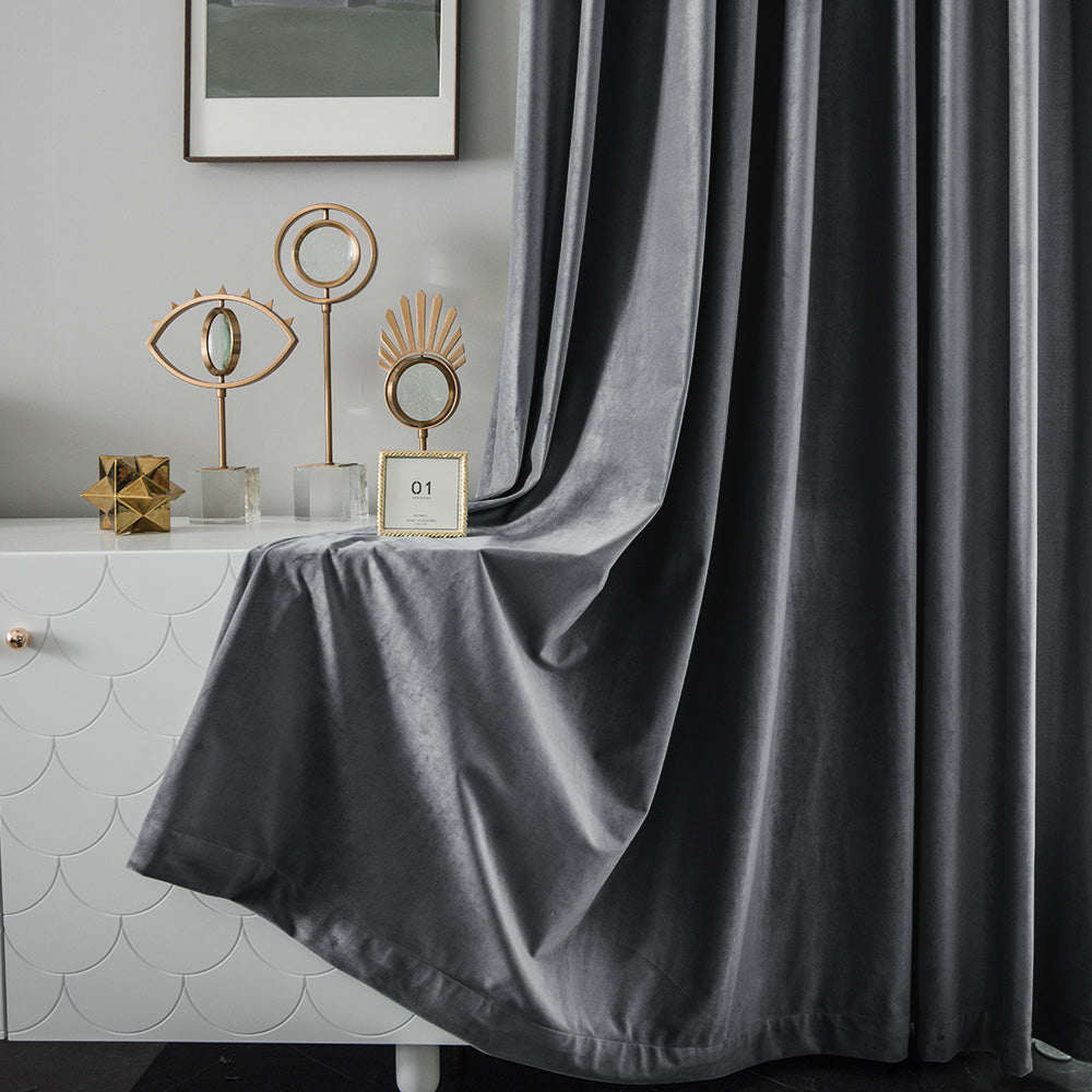 Custom Modern Velvet Curtains – Luxe Light Blocking & Elegant Home Décor