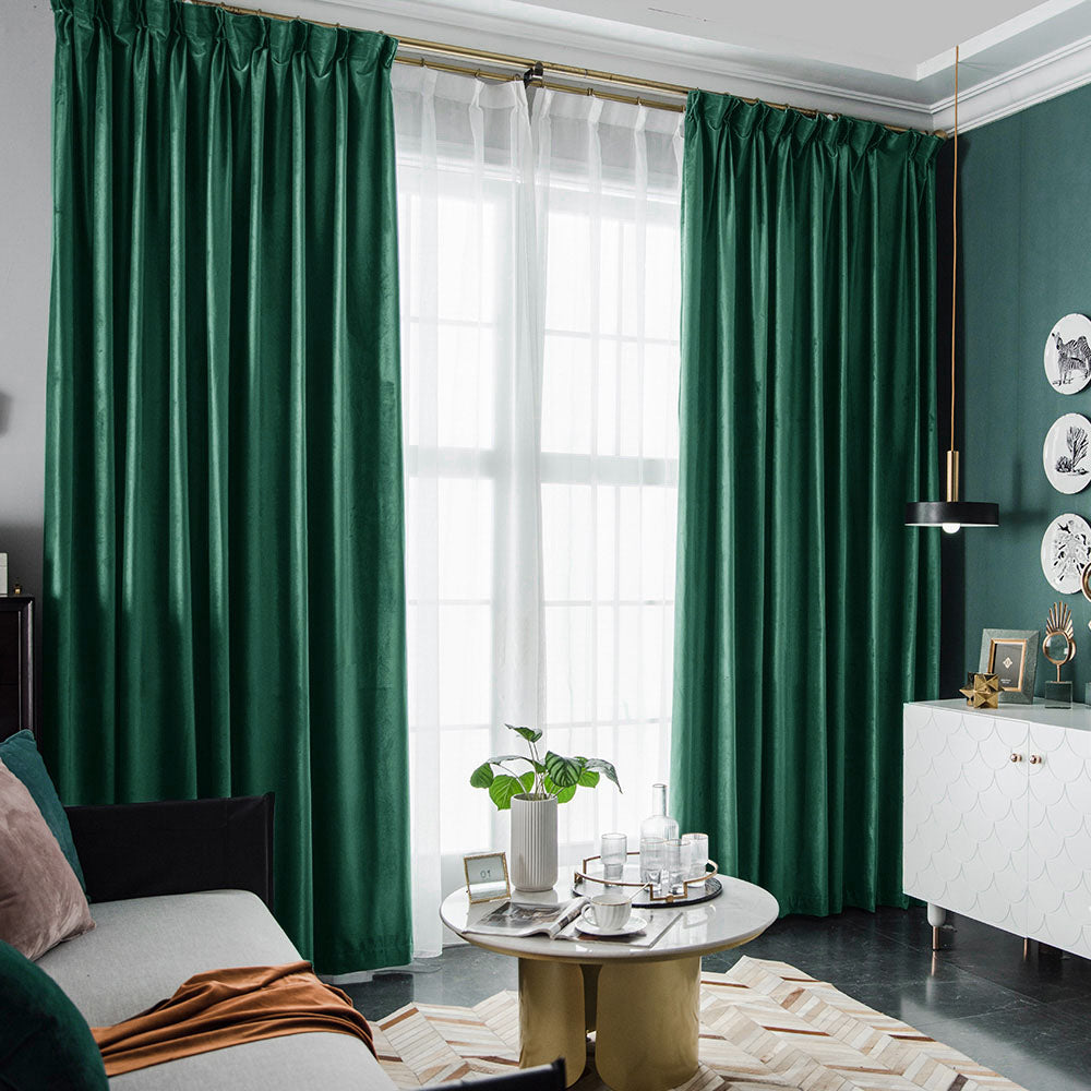 Custom Modern Velvet Curtains – Luxe Light Blocking & Elegant Home Décor