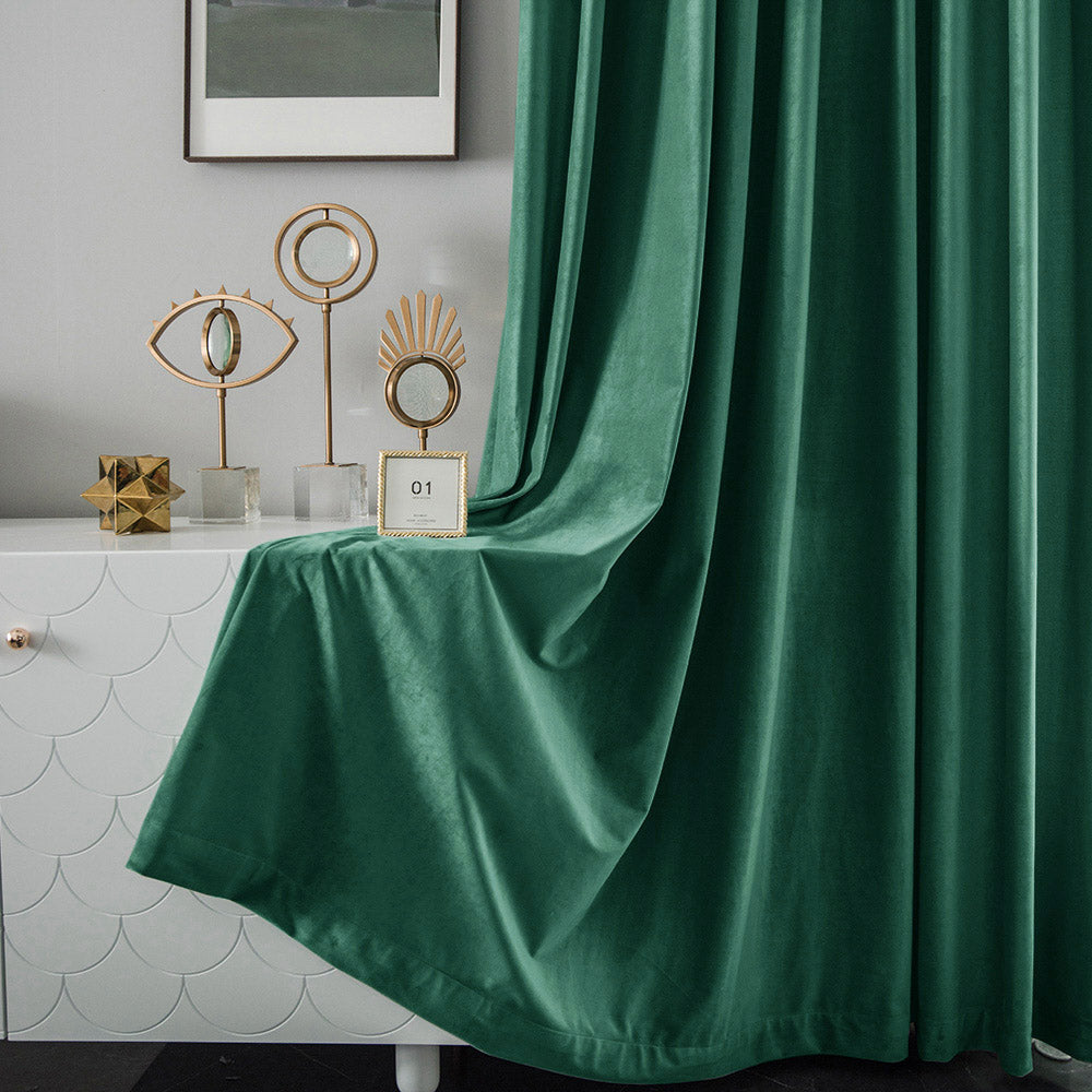 Custom Modern Velvet Curtains – Luxe Light Blocking & Elegant Home Décor