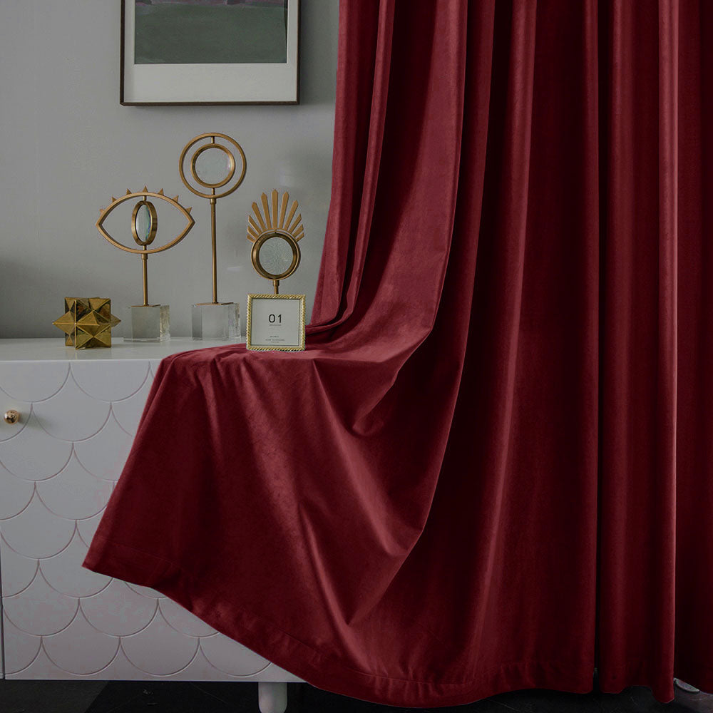 Custom Modern Velvet Curtains – Luxe Light Blocking & Elegant Home Décor