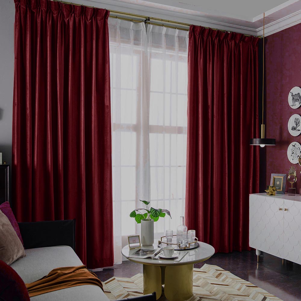 Custom Modern Velvet Curtains – Luxe Light Blocking & Elegant Home Décor