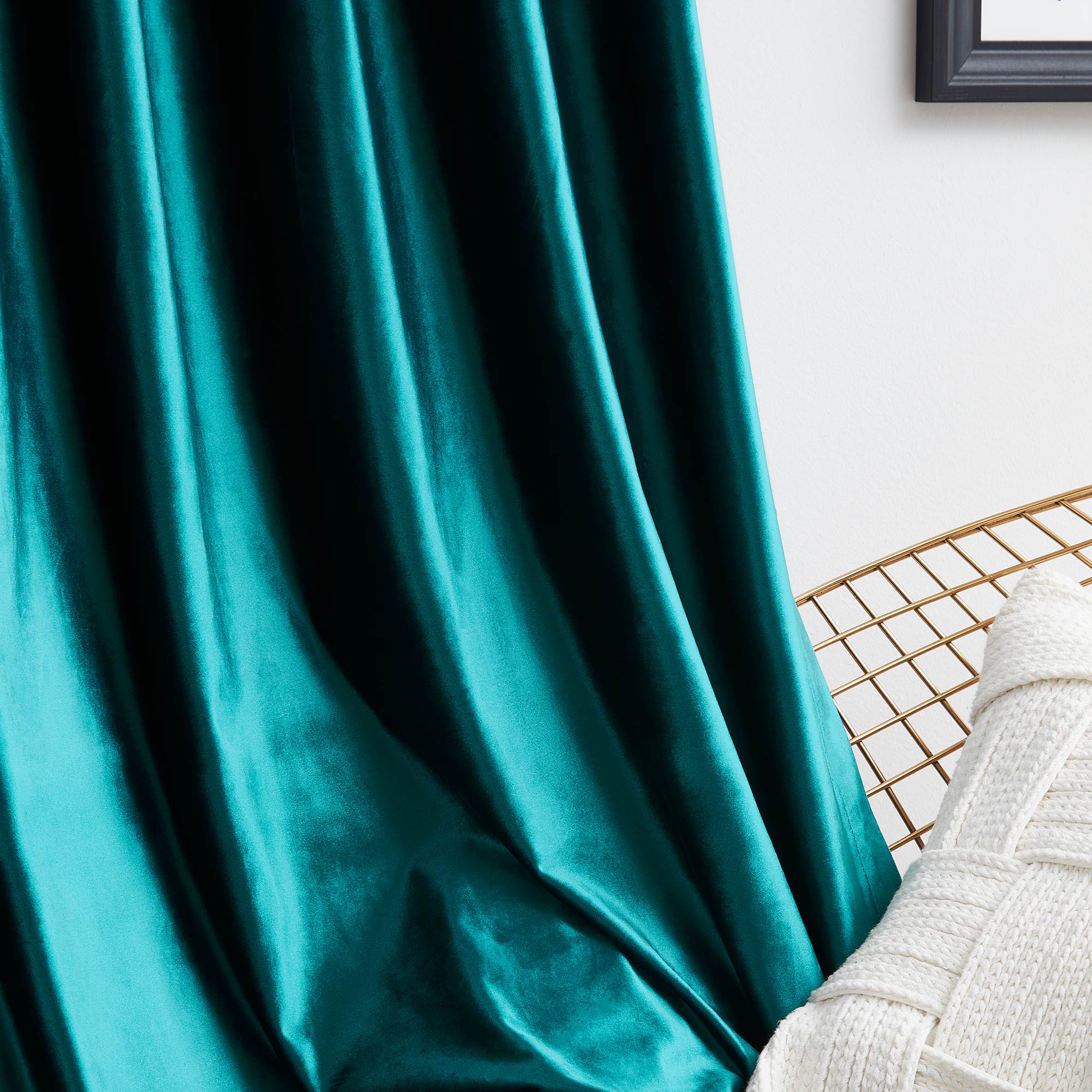 Custom Crystal Velvet Curtains | Luxury Thermal Insulated Drapes